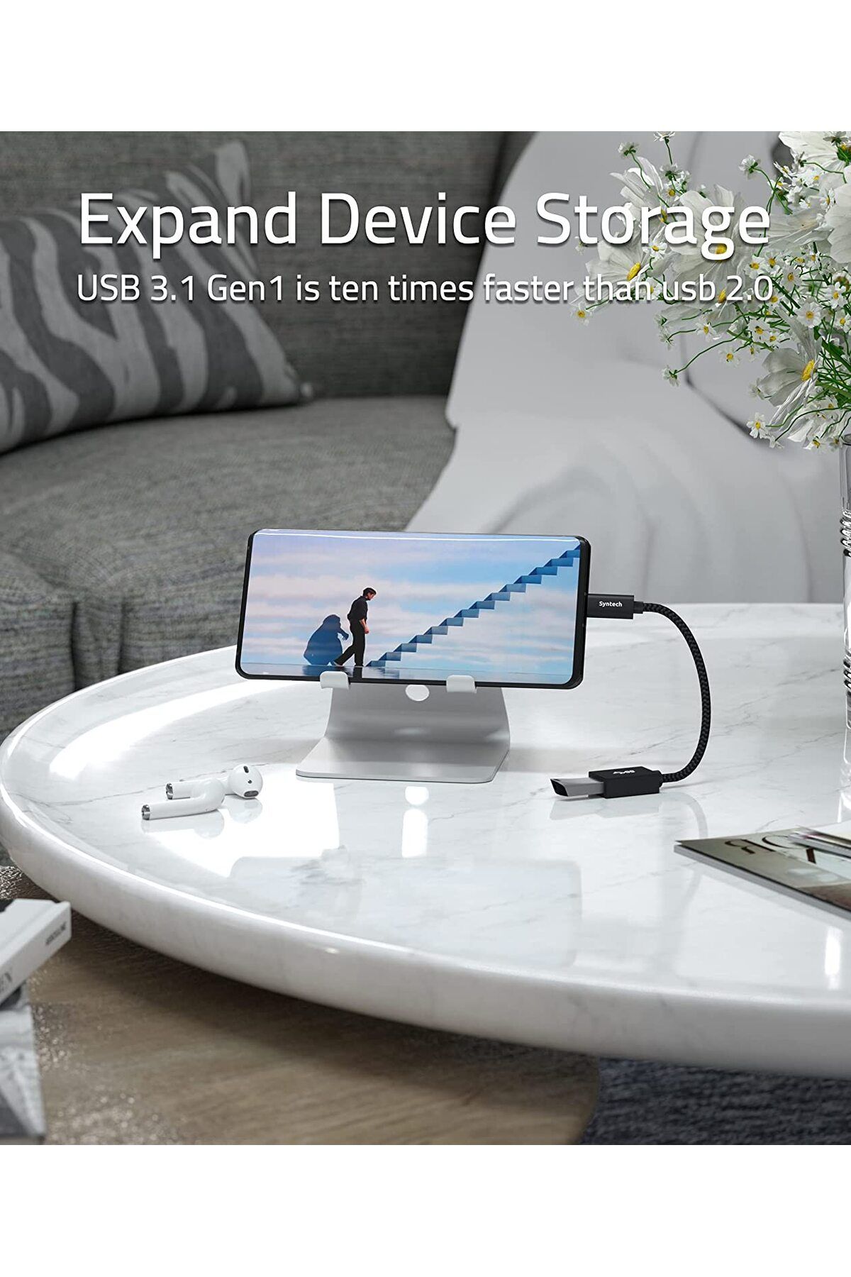SYNTECH-| محولان USB إلى USB-C 3.1 بسرعة نقل تصل إلى 5 جيجابايت | جاري 3