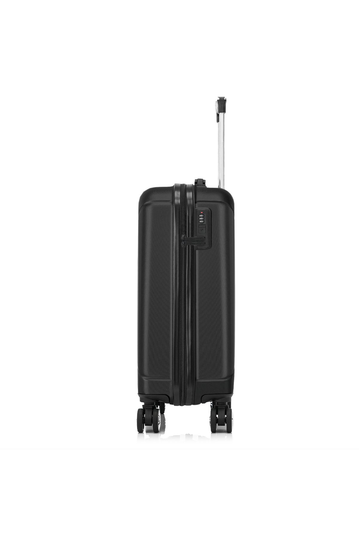 Quasar & Co.-Airplane cabin trolley, Quasar & Co.®, Smart model, telescopic handle, code, 55x37x20cm, ABS, black 7