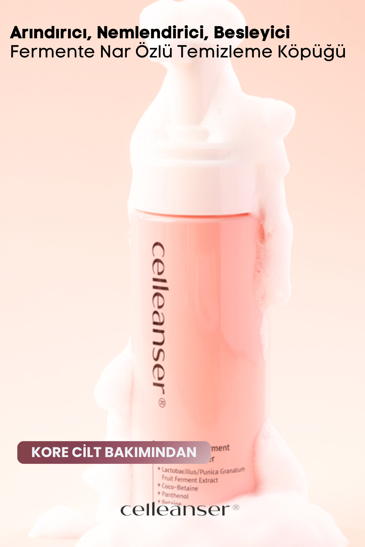Kore Nar Özlü Yüz Temizleme Köpüğü - Arındırıcı, Nemlendirici, Besleyici, Temizleyici — DERMYZE3034 — تصویر 6 از 6