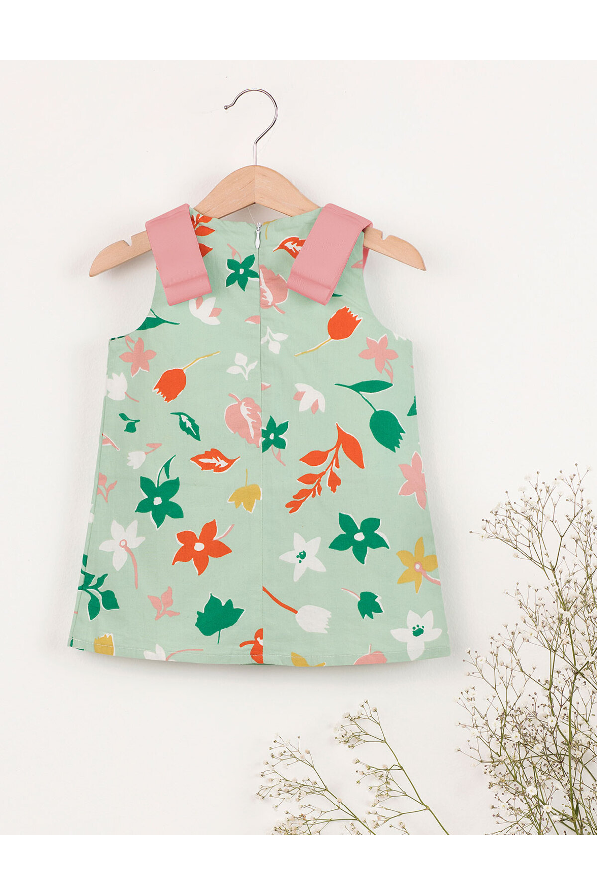 Ollie&Olla-Popeline-Bluse mit Blumenmuster für Mädchen 4