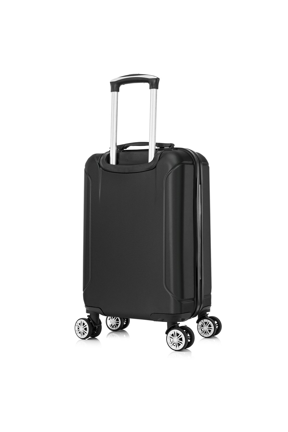 Quasar & Co.-Airplane cabin trolley, Quasar & Co.®, Smart model, telescopic handle, code, 55x37x20cm, ABS, black 6
