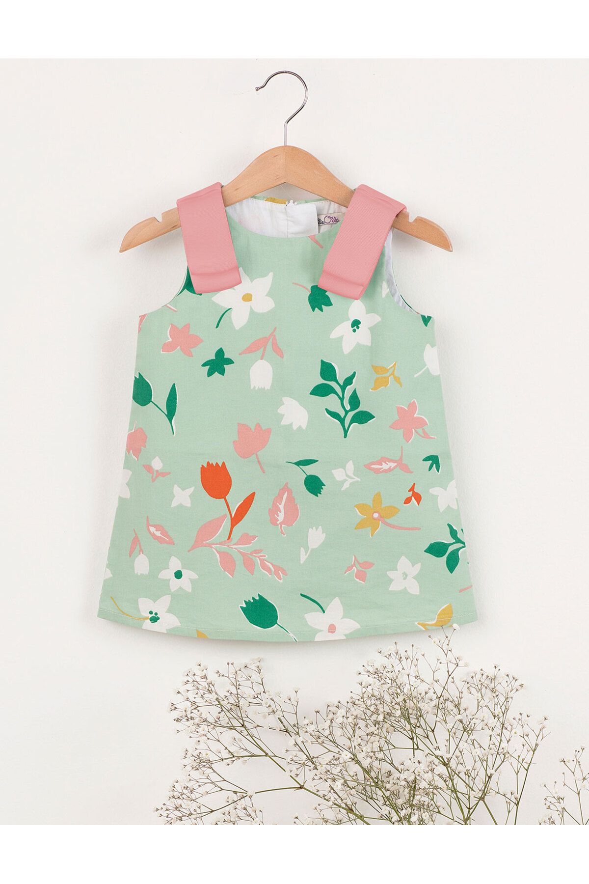 Ollie&Olla-Popeline-Bluse mit Blumenmuster für Mädchen 3