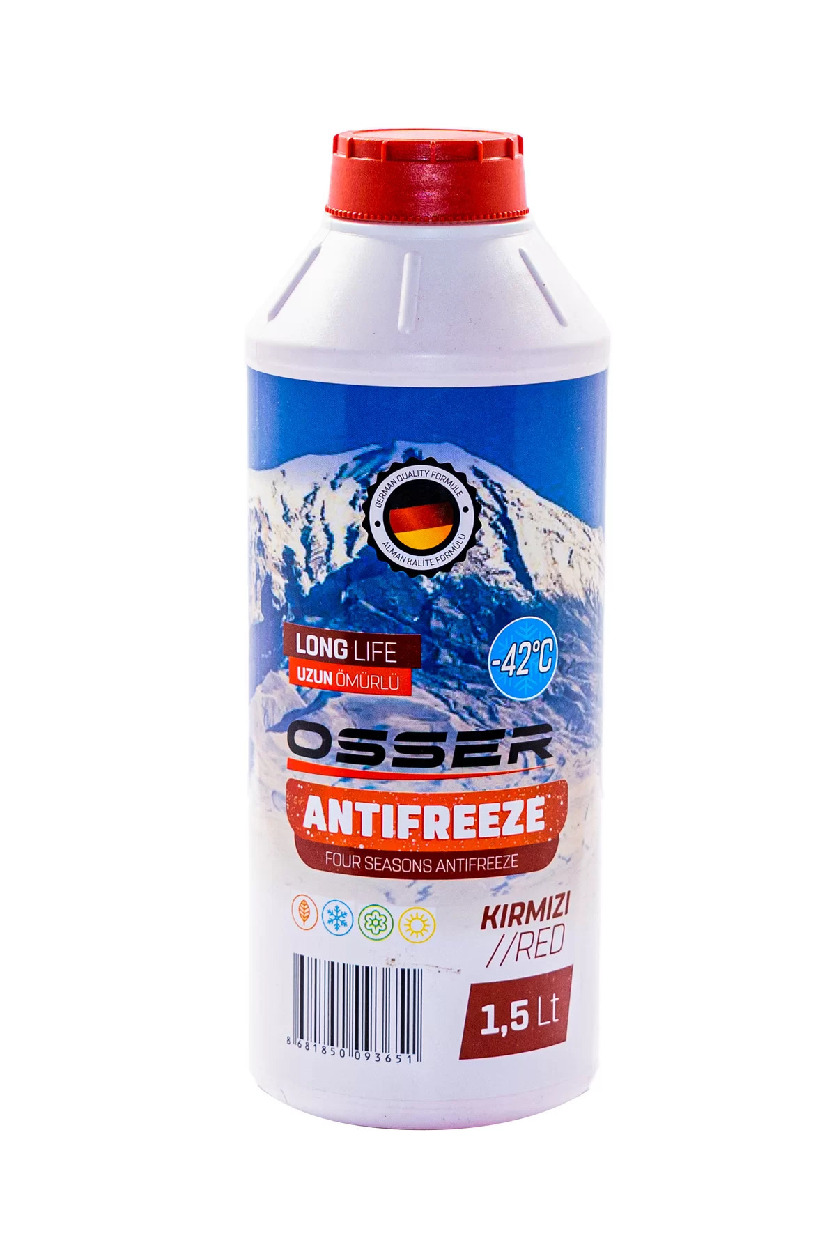 OSSER Antifriz 1,5 Lt Kırmızı -42 Derece