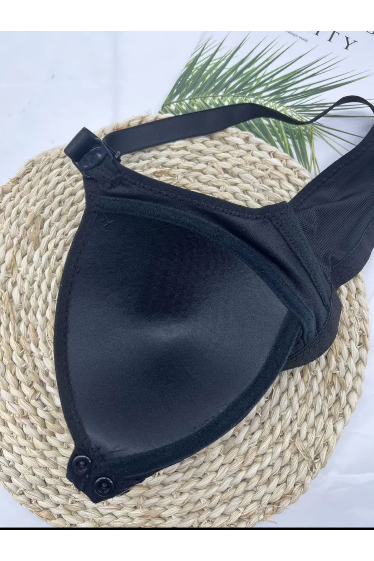 SATTENS-Front Button Hollow Unbuttressed Plus Size Bra Soft Comfortable Mold Gathering Bra 5
