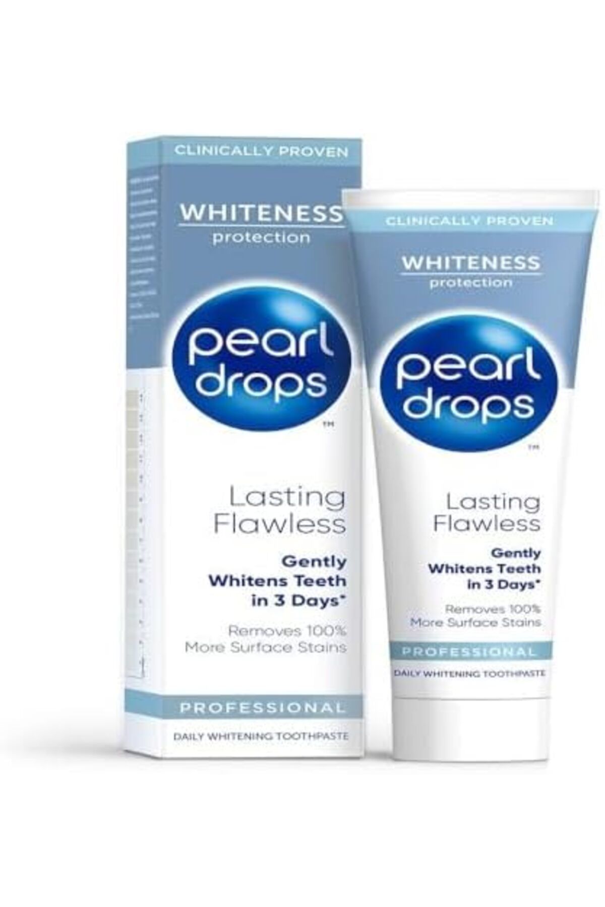 Pearl Drops-- معجون أسنان يومي احترافي يدوم طويلًا - أسنان أكثر بياضًا في 3 أيام - 75 مل (عبوة) 3