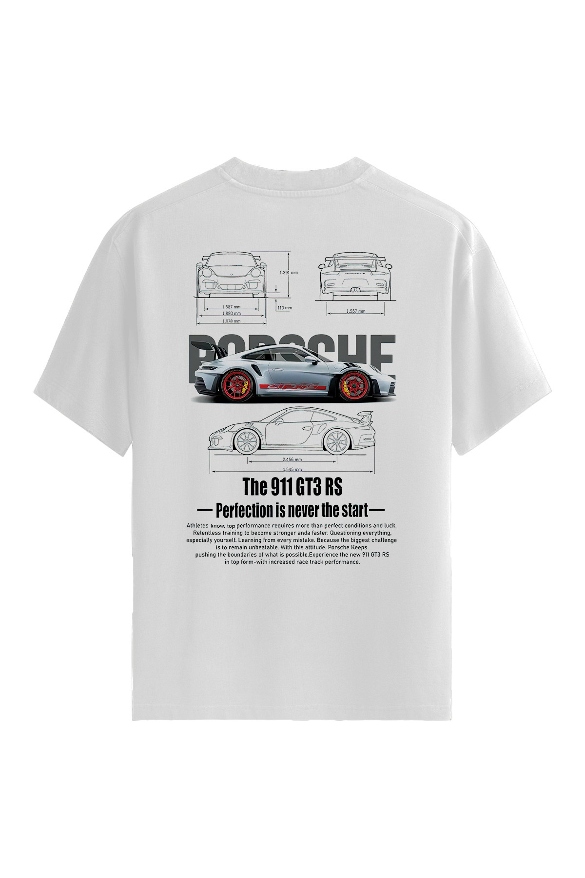 Color Luxe Men/Unisex White 100% Cotton Relaxed Fit (Relaxed Fit) Crew Neck Awakening Custom Printed T-Shirt