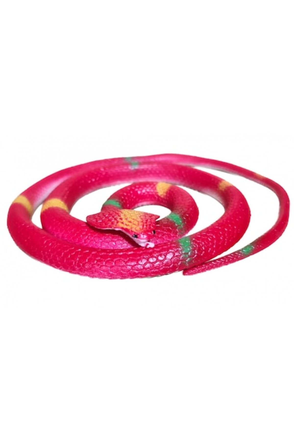 OEM-Elastic Toy, Rubber Snake, Cobra, 94 cm, Red 1
