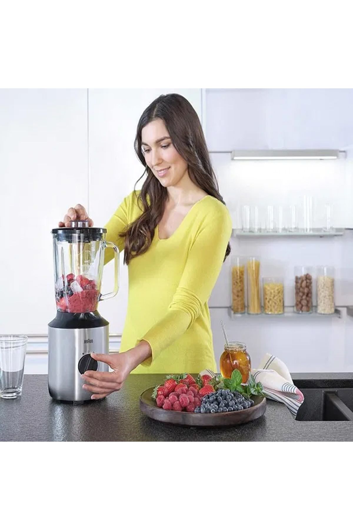 Braun-Braun PowerBlend Blender with 2 Juice Bottles (JB3272SI) 4