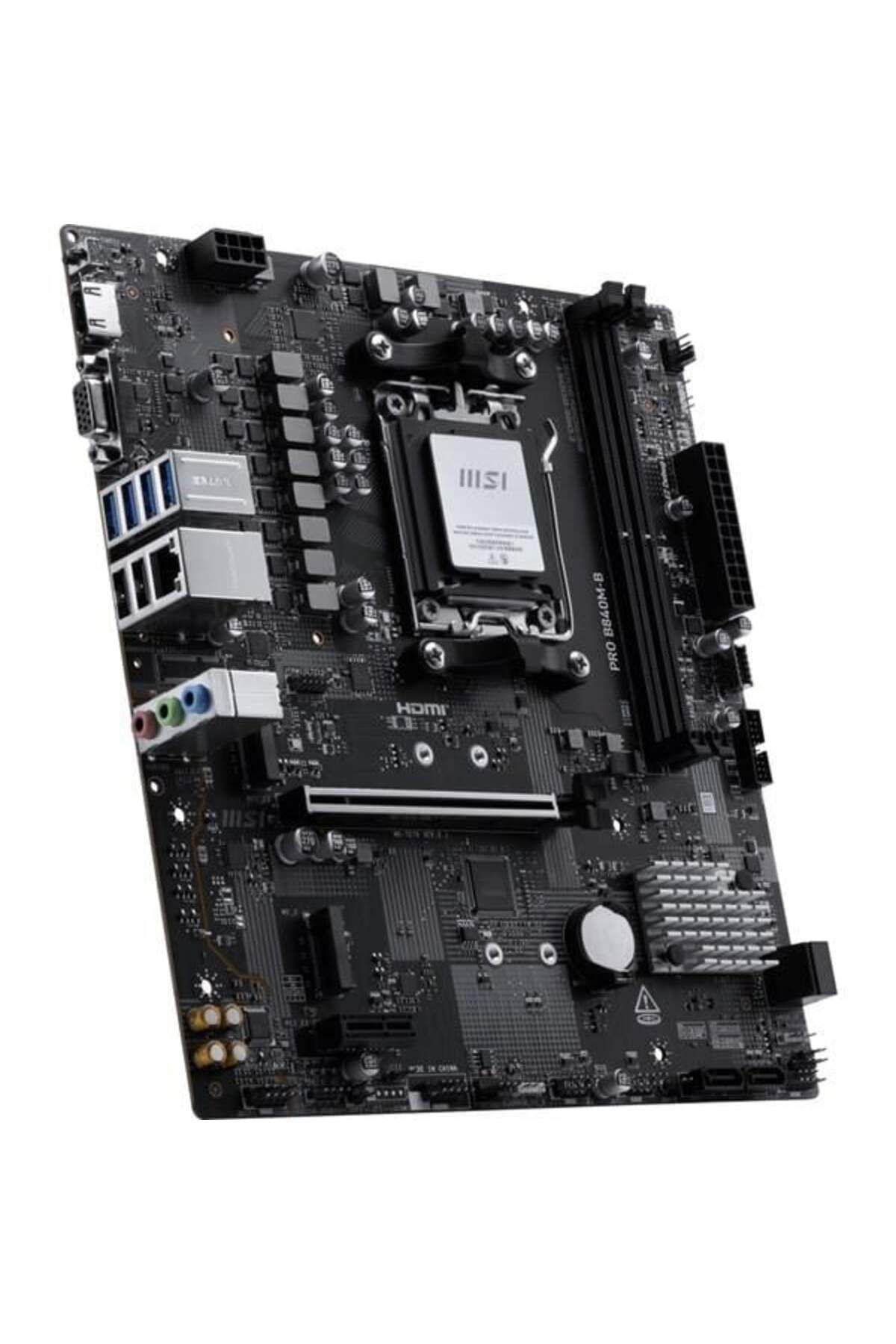 MSI-Pro B840M-B Ddr5 HDMI Pcie 16X V4.0 Am5 Matx 6