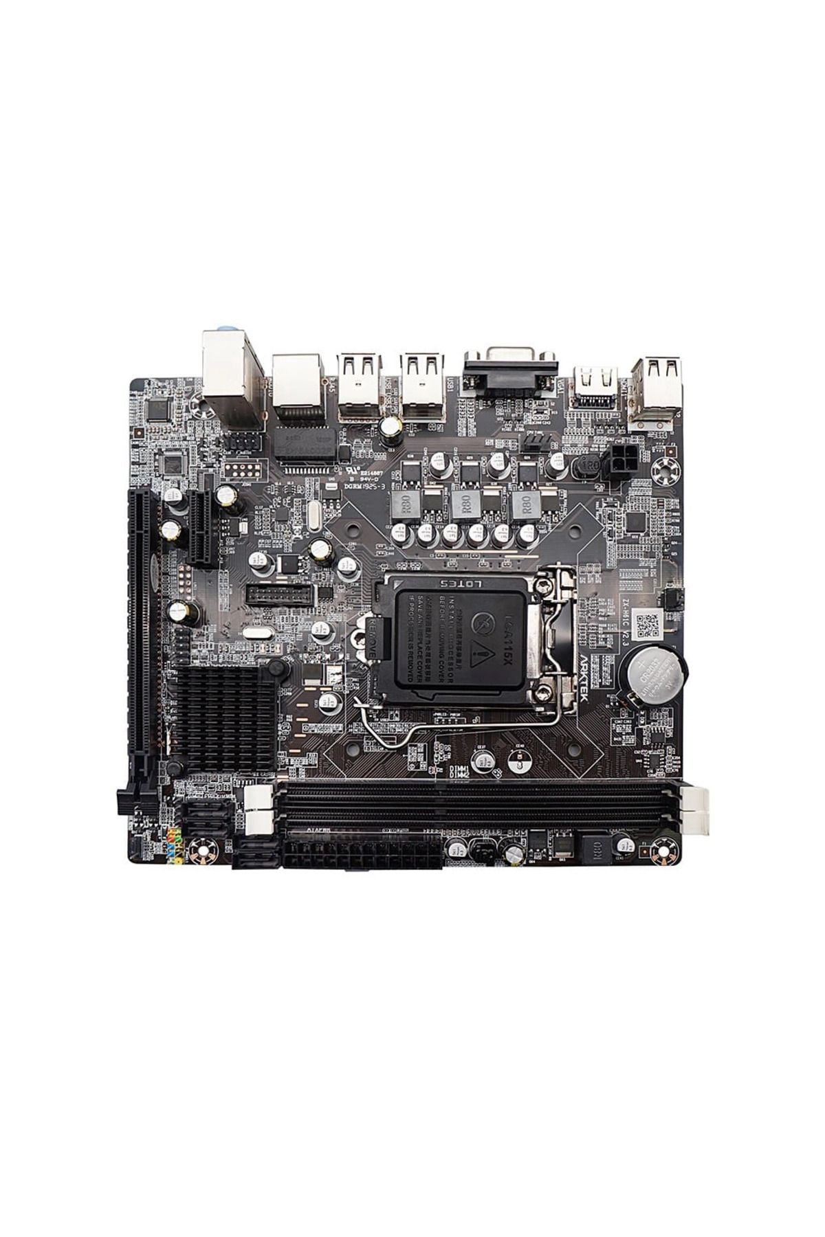 arktek-Alpha Force, Ak-H61M El, 2Xddr3, M.2, D-Sub, Hdmi, 2-3Rd Generation, Lga1155 Socket, Motherboard 5