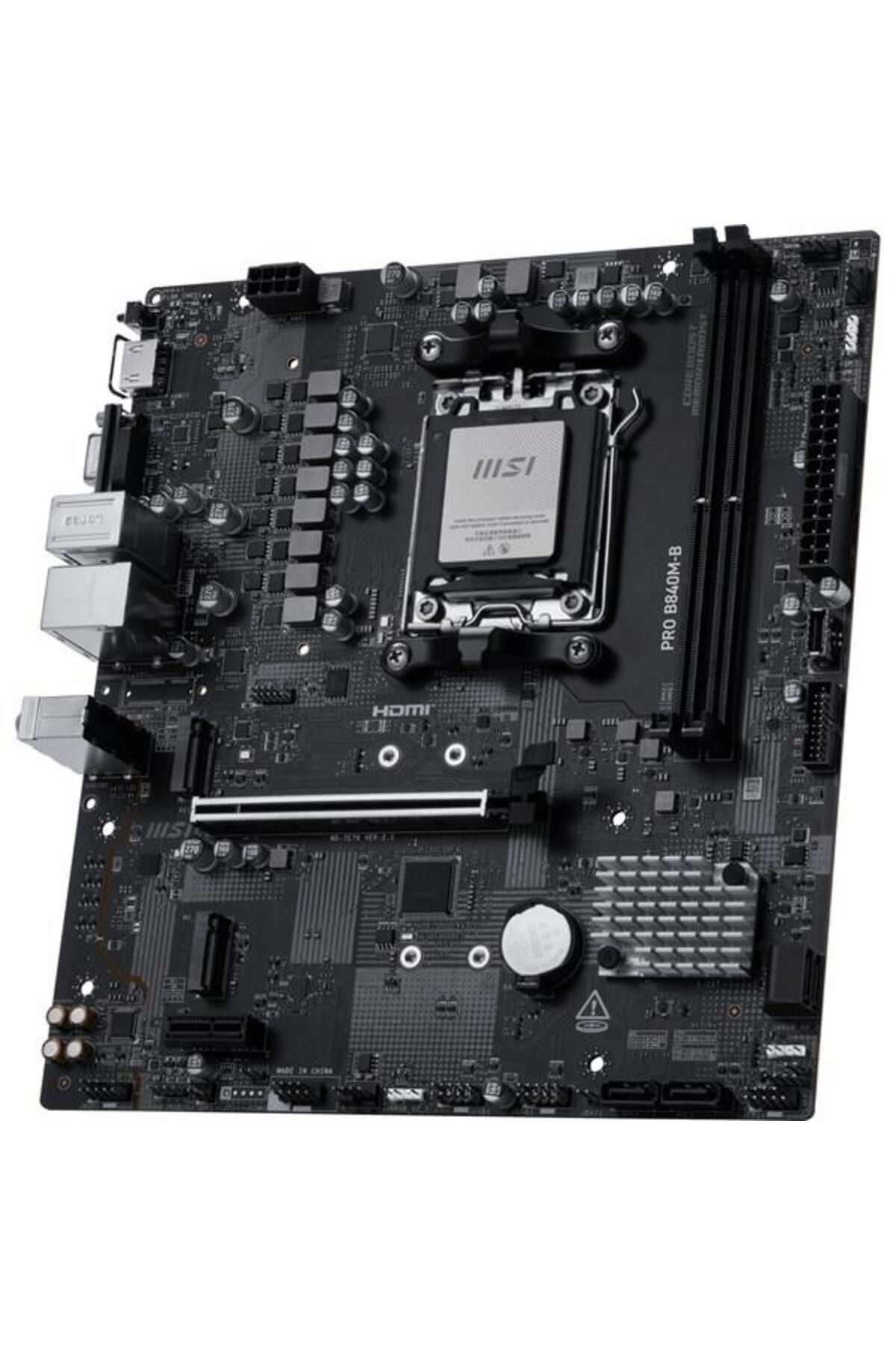 MSI-Pro B840M-B Ddr5 HDMI Pcie 16X V4.0 Am5 Matx 4
