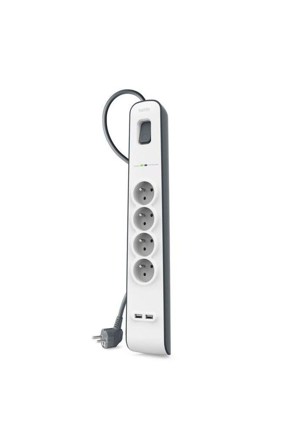 Belkin-Bsv401Vf2M-V2 4 Gang 2m Surge Protected Socket + 2 Gang 2.4A USB Input 1