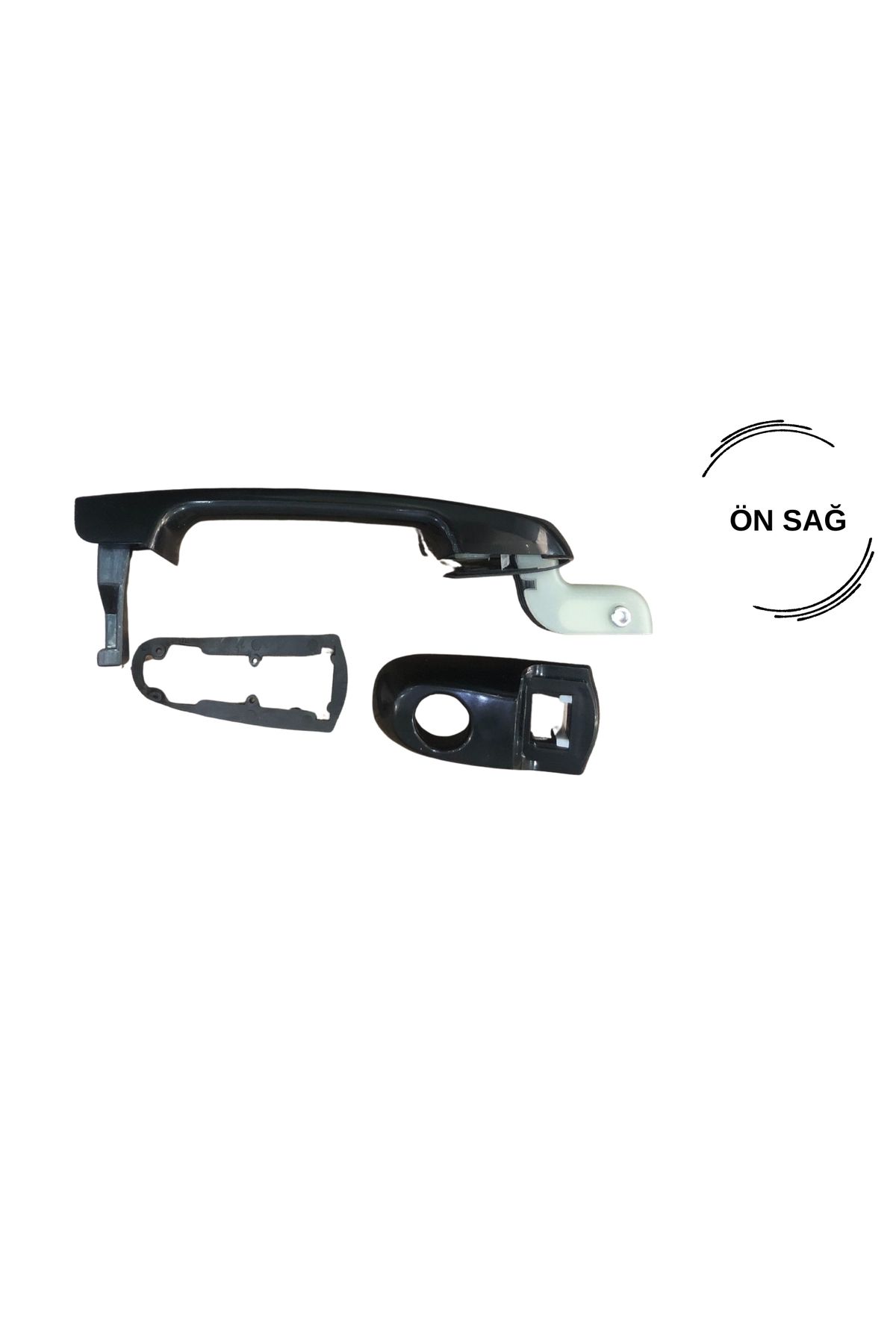 MEF-Accent Era Compatible Front Right and Left Exterior Door Handle Set between 2006 and 2012 Models 2