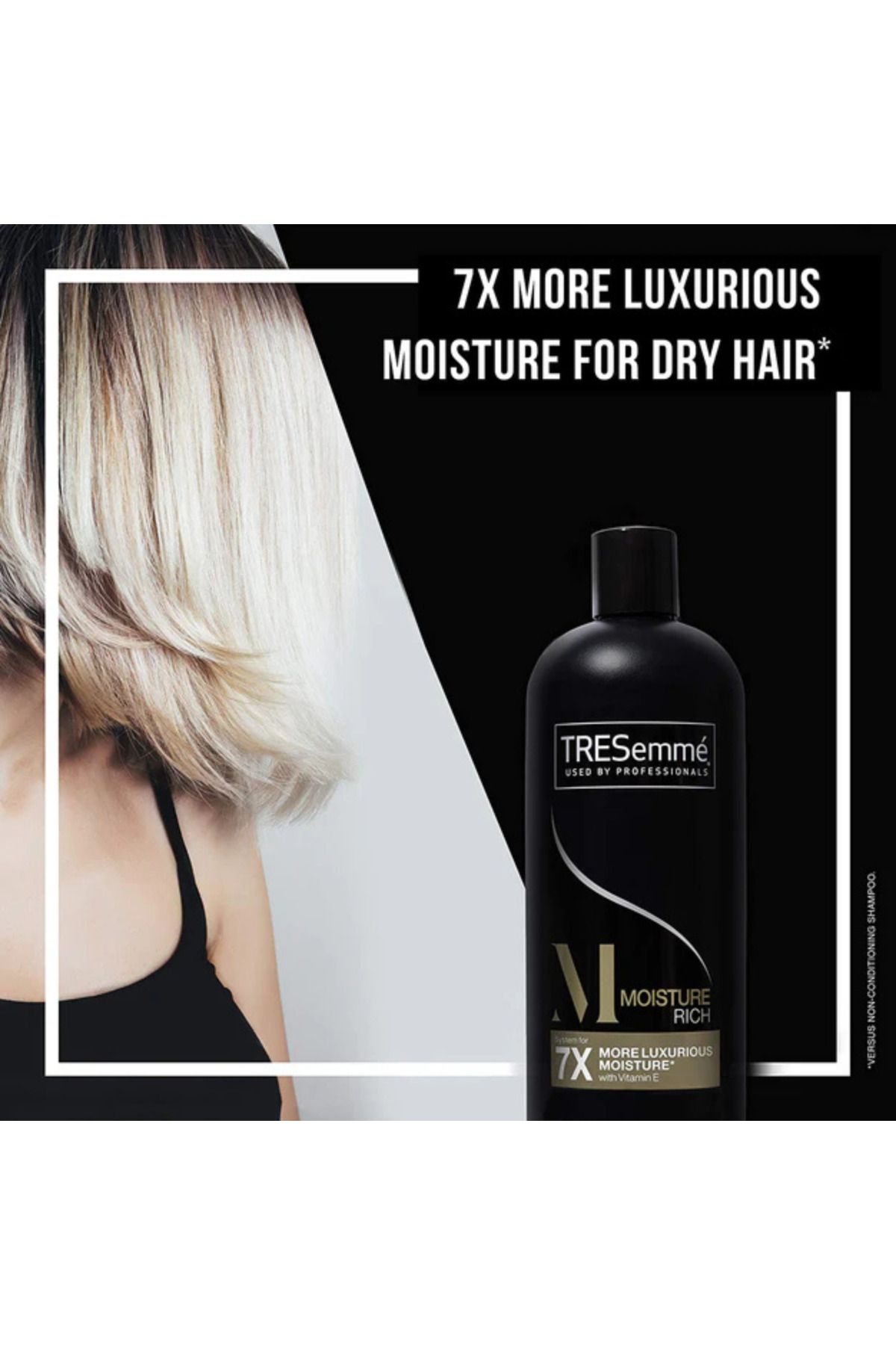 TRESemmé-Moisture Rich Shampoo with 7x More Hydration, Professional Quality, 828ml 3