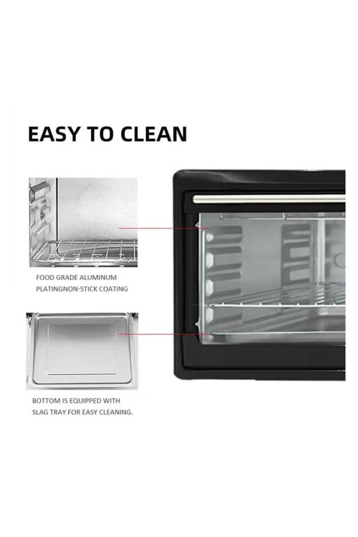 Denx-Electric oven with large temperature control device 4