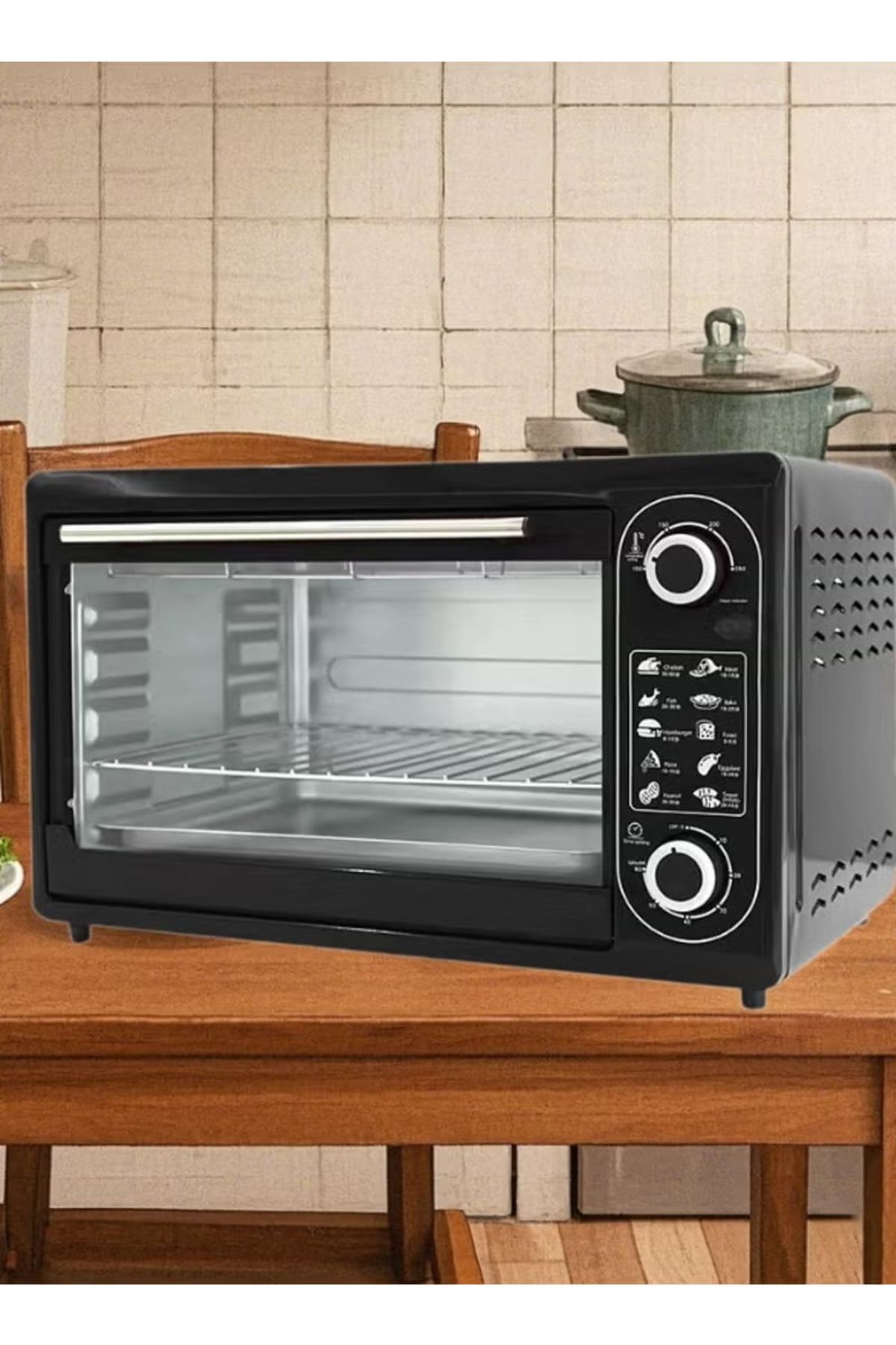 Denx-Electric oven with large temperature control device 2