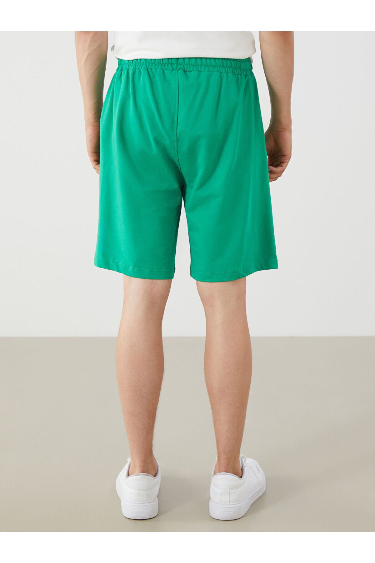 LC Waikiki-Standard Pattern Pique Men's Shorts 4