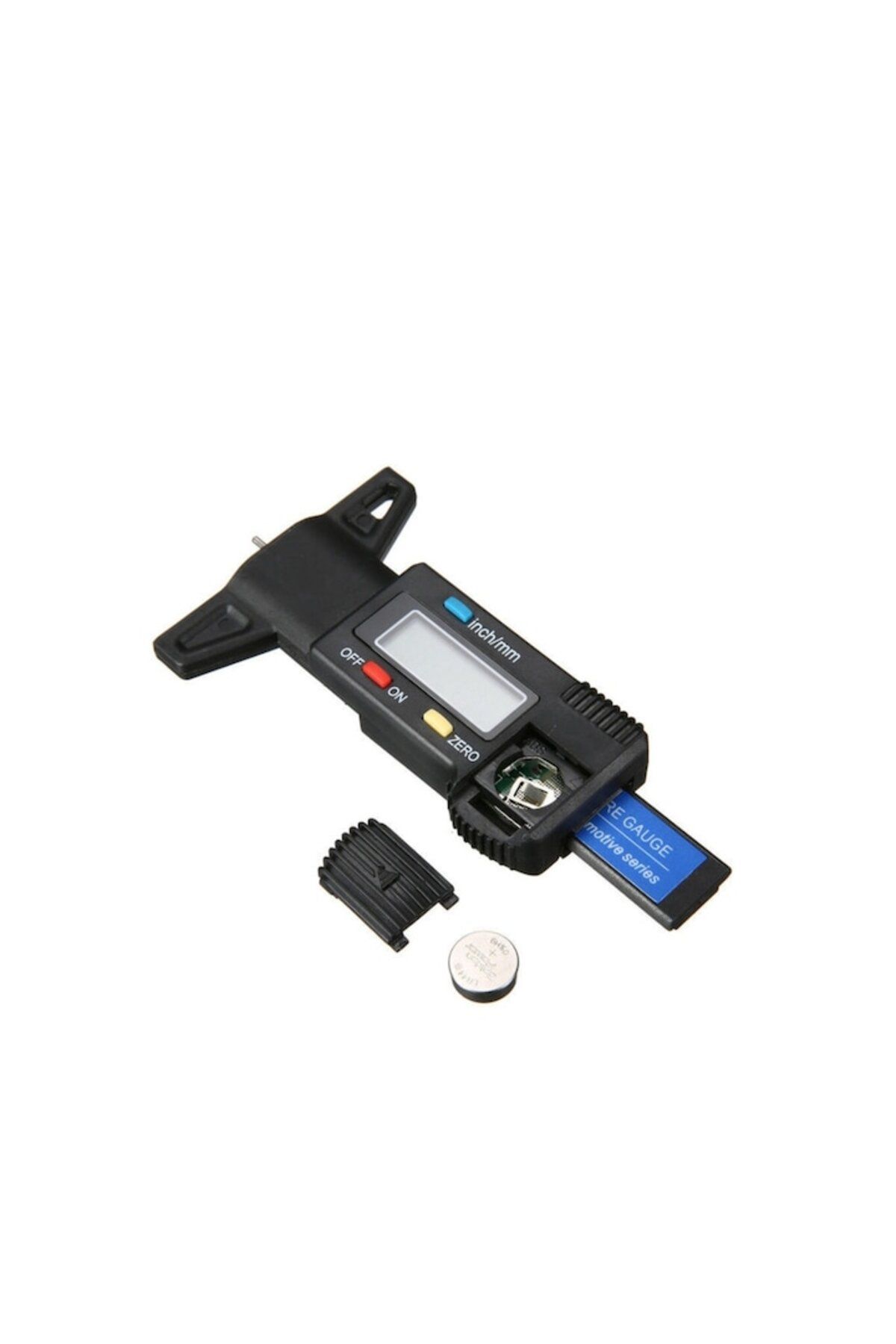 OEM-Digital Indicator for Tread Depth Measurement, LCD Display, ABS, Measurement Range 0-25 mm, inch/mm, 3