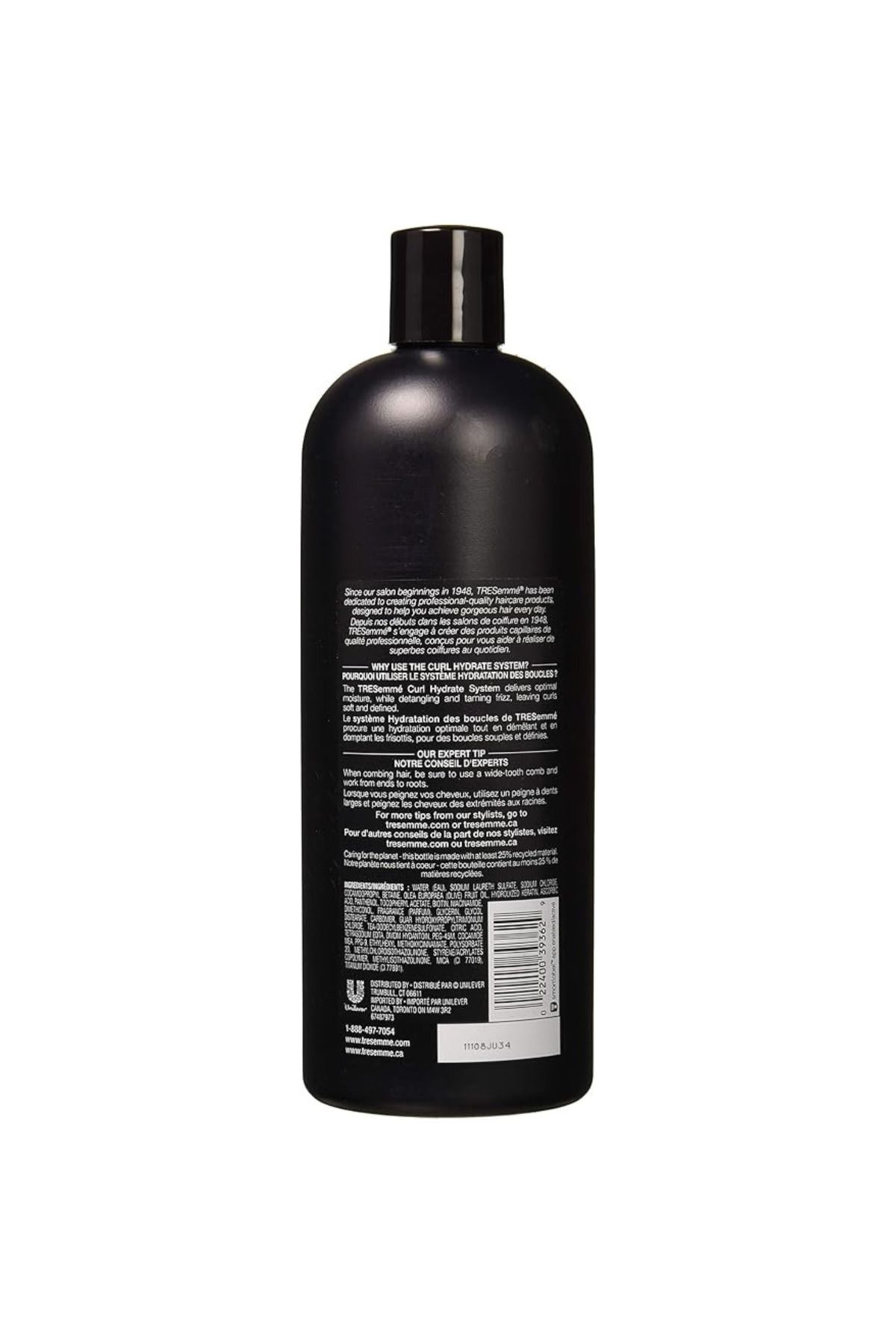 TRESemmé-Curl Hydrate Shampoo with Vitamin B3 & Olive Oil, Moisture for Soft & Defined Curls – 828ml 2