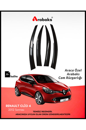 Arabaks Renault Clio 4 2012 Sonrası Cam Rüzgarlığı 4’lü Takım (MUGEN TİP, DAY...