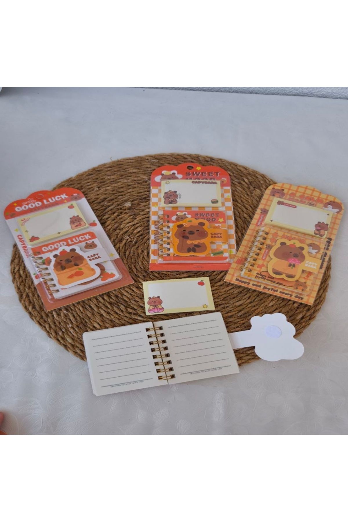 senacacollection-Capybara (Kapibara) Notepad and Post It Set 1 Pcs 2