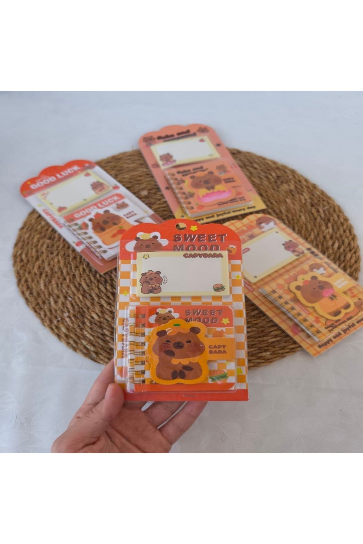 senacacollection-Capybara (Kapibara) Notepad and Post It Set 1 Pcs 6