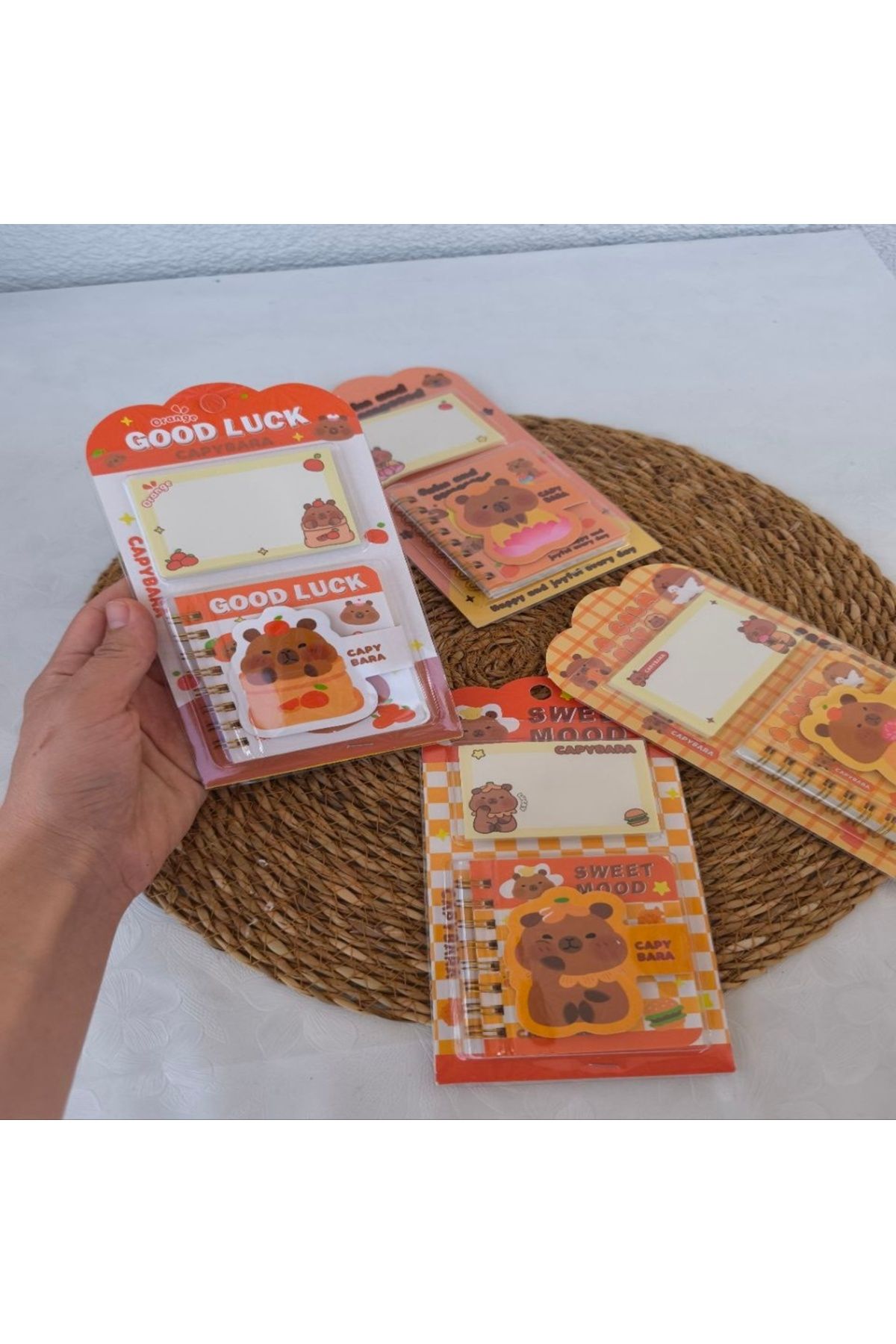senacacollection-Capybara (Kapibara) Notepad and Post It Set 1 Pcs 5