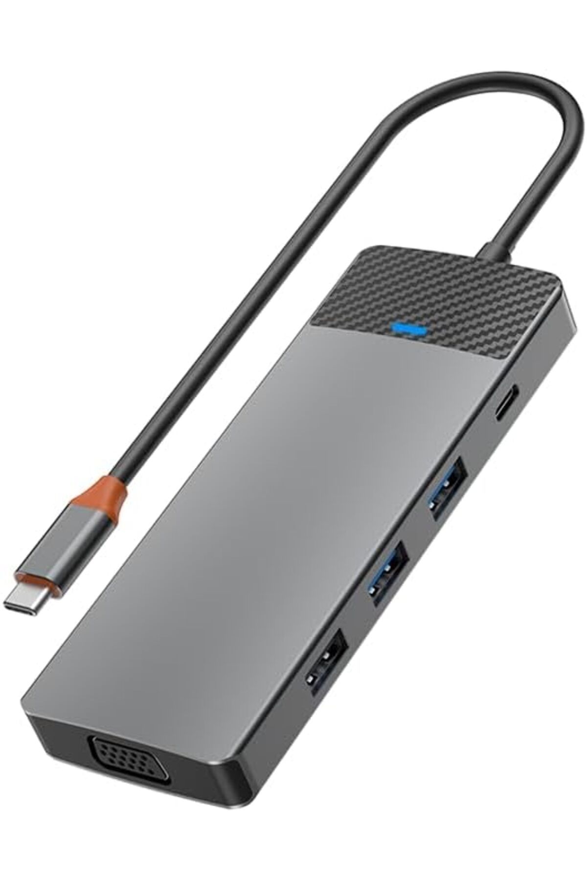 WIWU-Linker A921HV 9 In 1 USB-C Hub - Grey 1