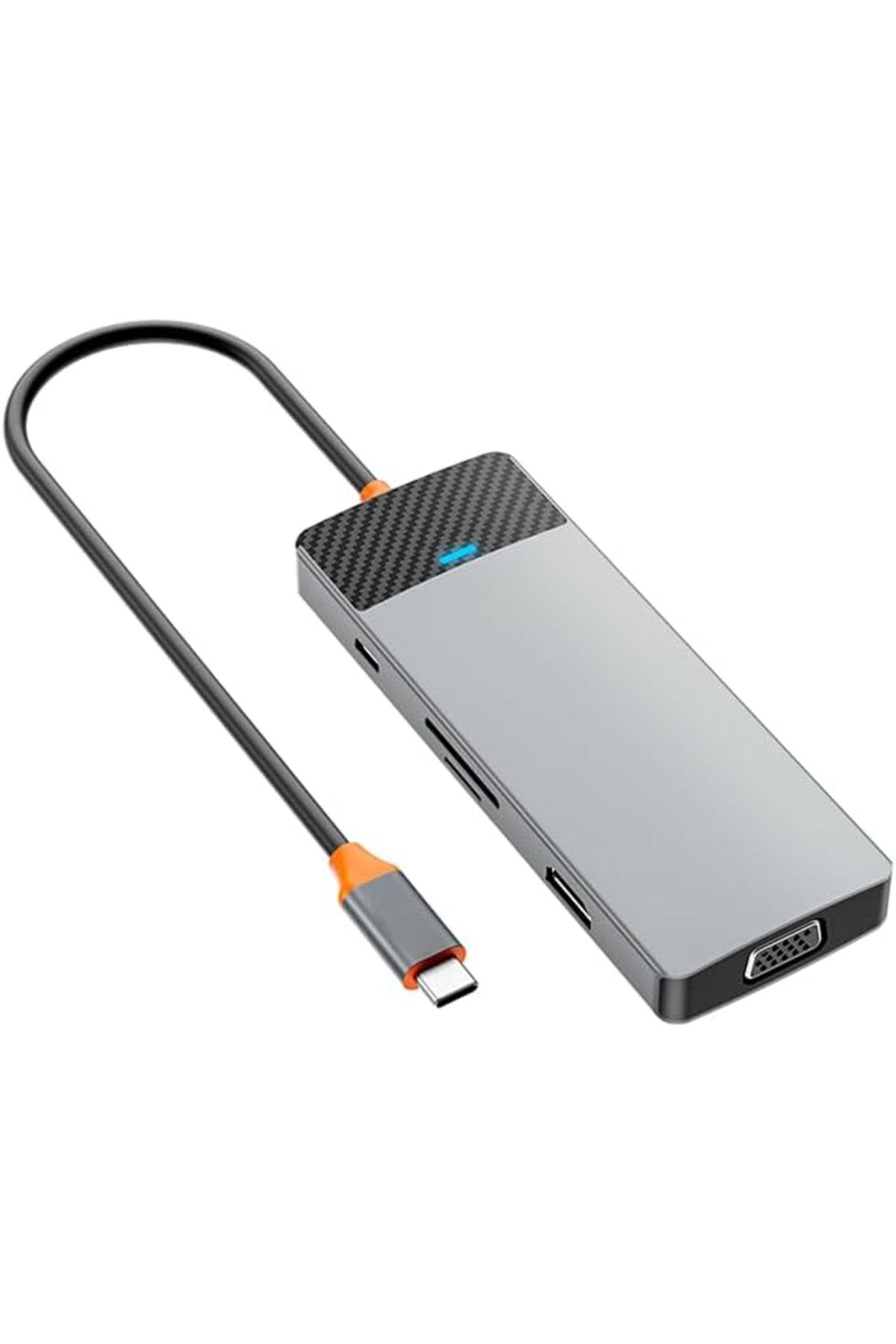 WIWU-Linker A921HV 9 In 1 USB-C Hub - Grey 2