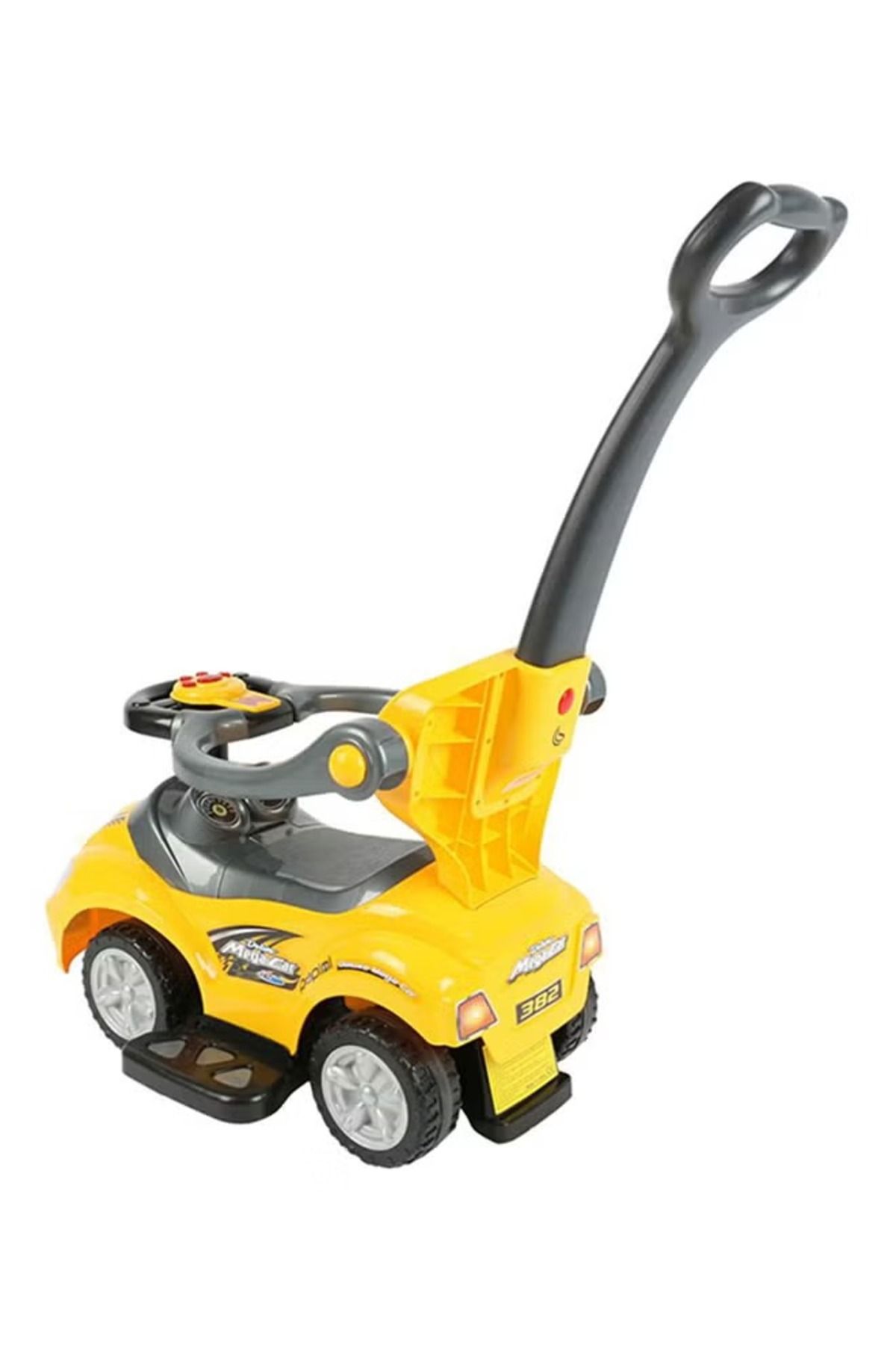 rexa-3-in-1 Push Ride-On Car with Handle – 62.5 x 30 x 35 cm, Convertible Toddler Ride 4