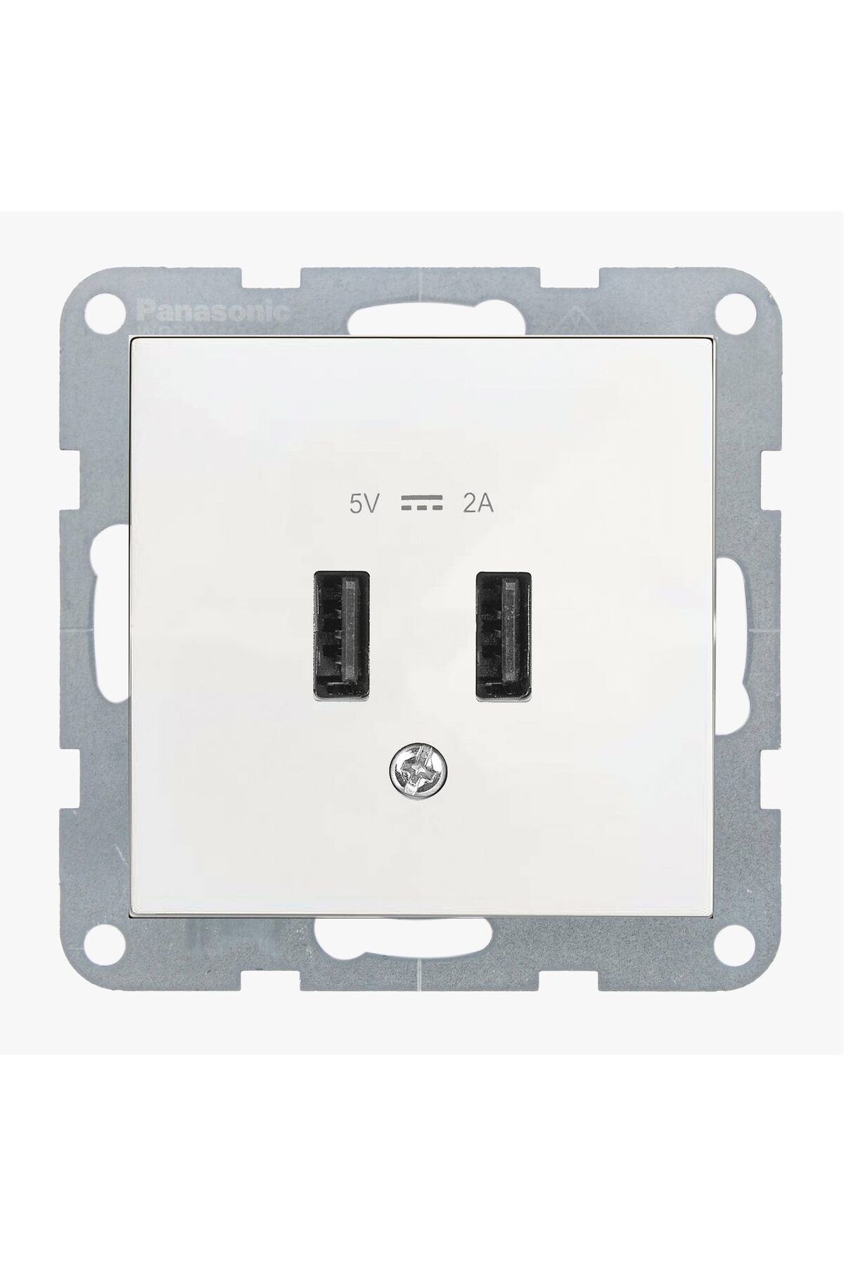 PANASONIC-USB Socket 5V-2A Karre Plus 55 White 2