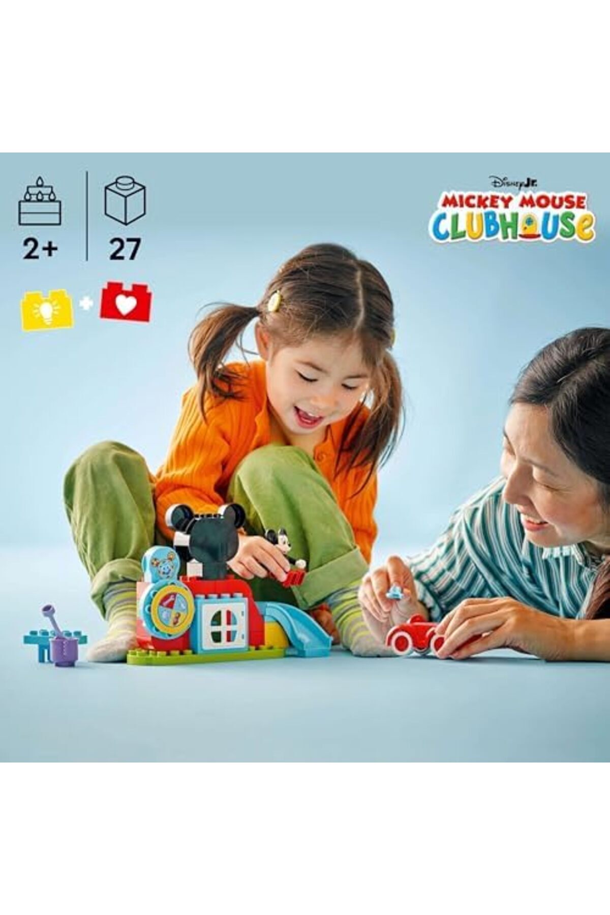 LEGO-DUPLO | Disney Mickey Mouse Clubhouse & Car Set - Colour Sorting Toy with a Character Figure - 6