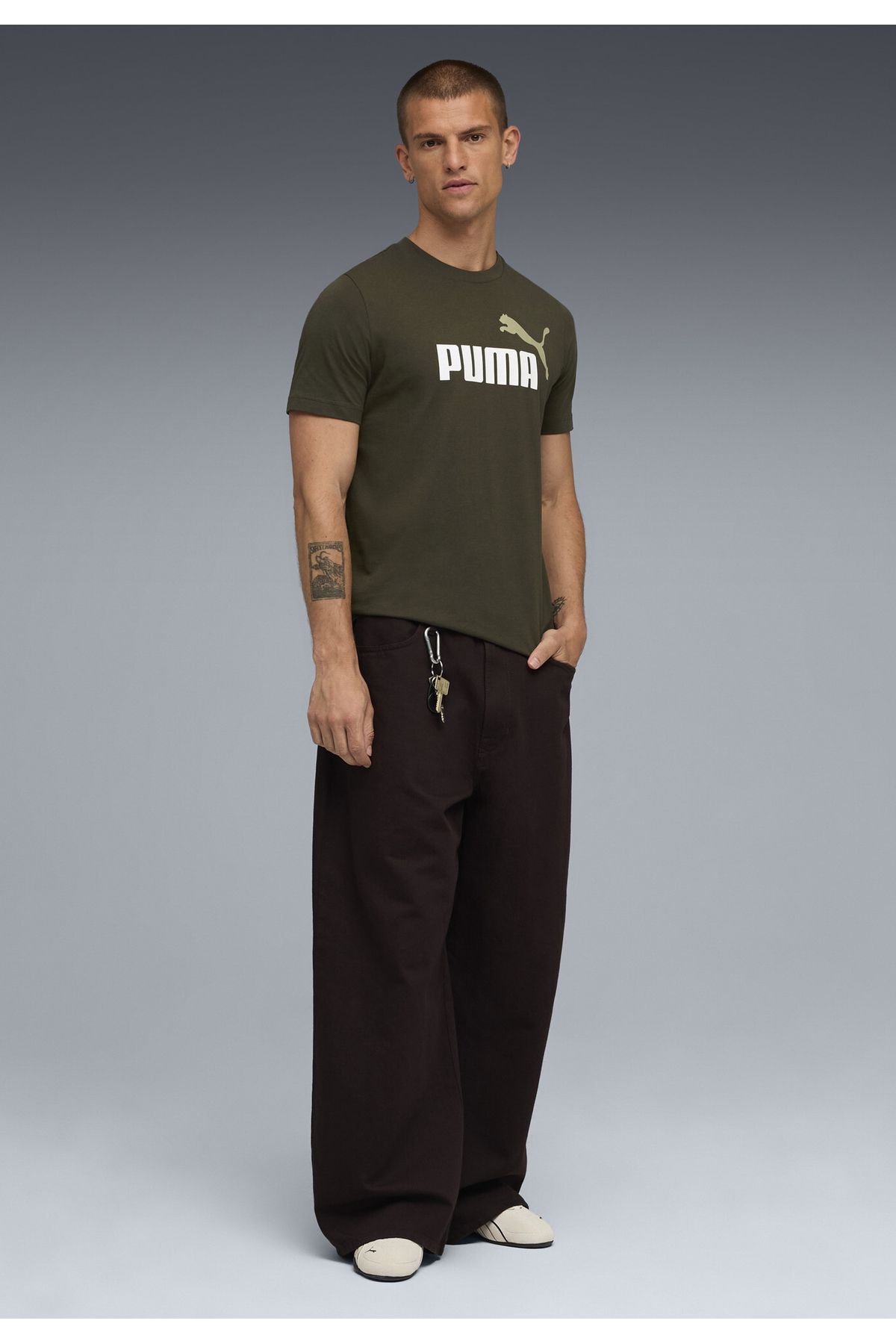 Puma-Essentials 2 Colour No. 1 Logo Tee Men 5