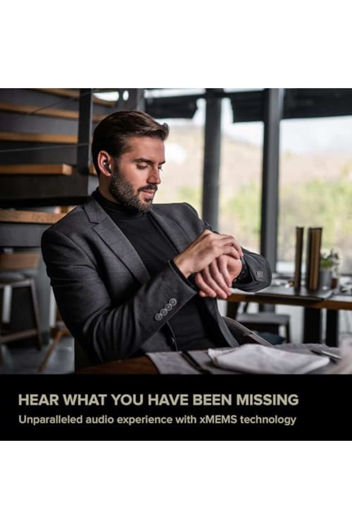 CREATIVE-Aurvana Ace with xMEMS Driver, Lightweight True Wireless Sweatproof In-Ears with Bluetooth 4
