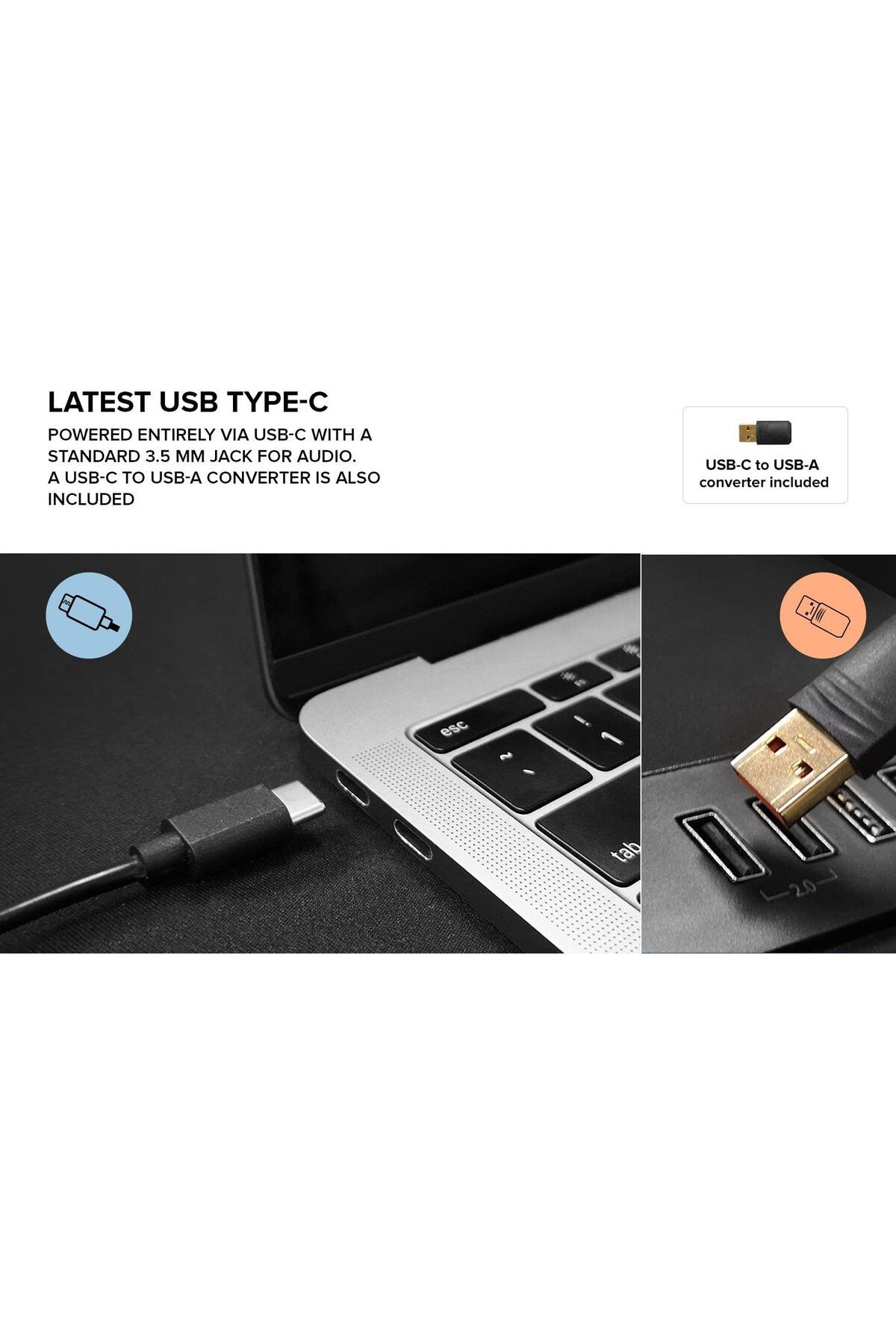 CREATIVE-Pebble V2 - Minimalistic 2.0 USB-C Powered Desktop Speakers 4