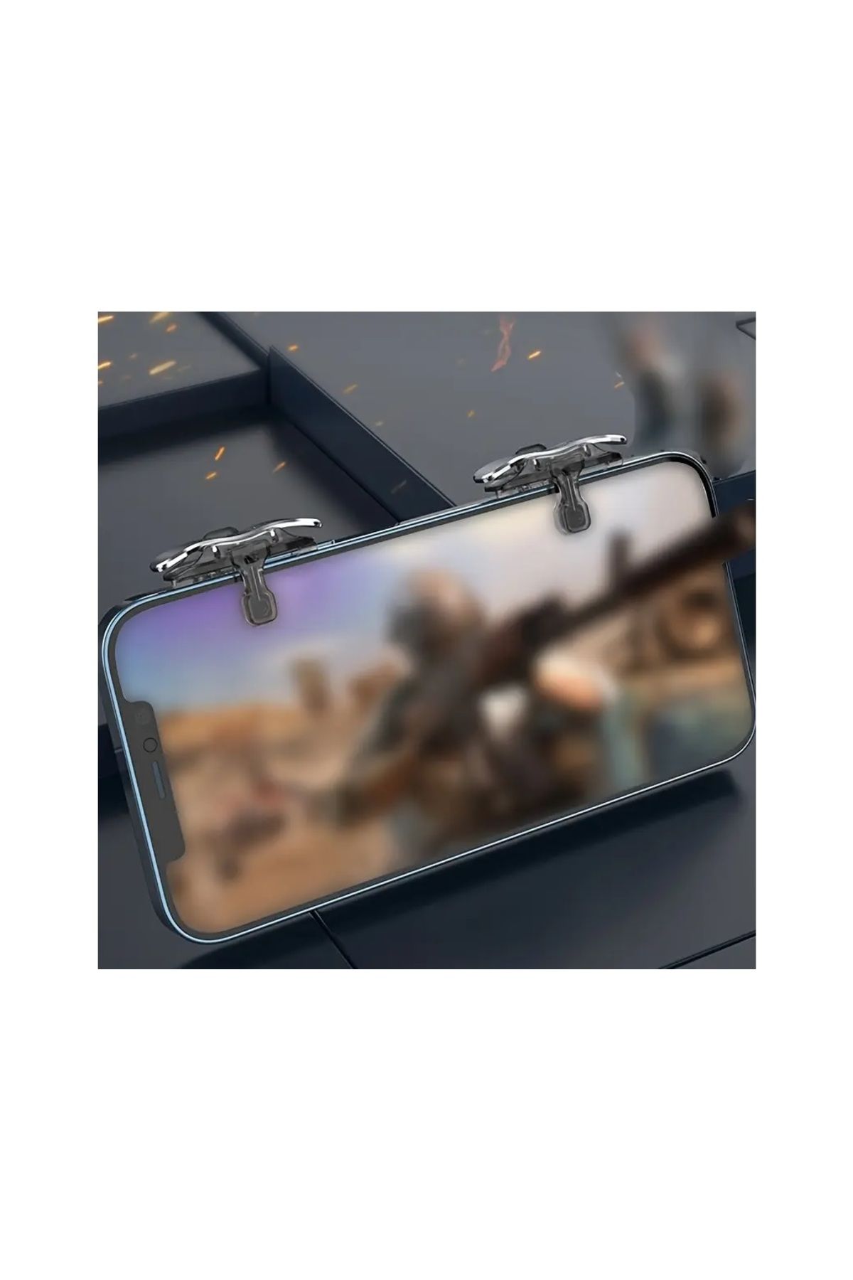 Suma-4Mobile Game Controllers for Android and iPhone,Mechanical Fingertip Buttons for PUBG,Fortnite 4