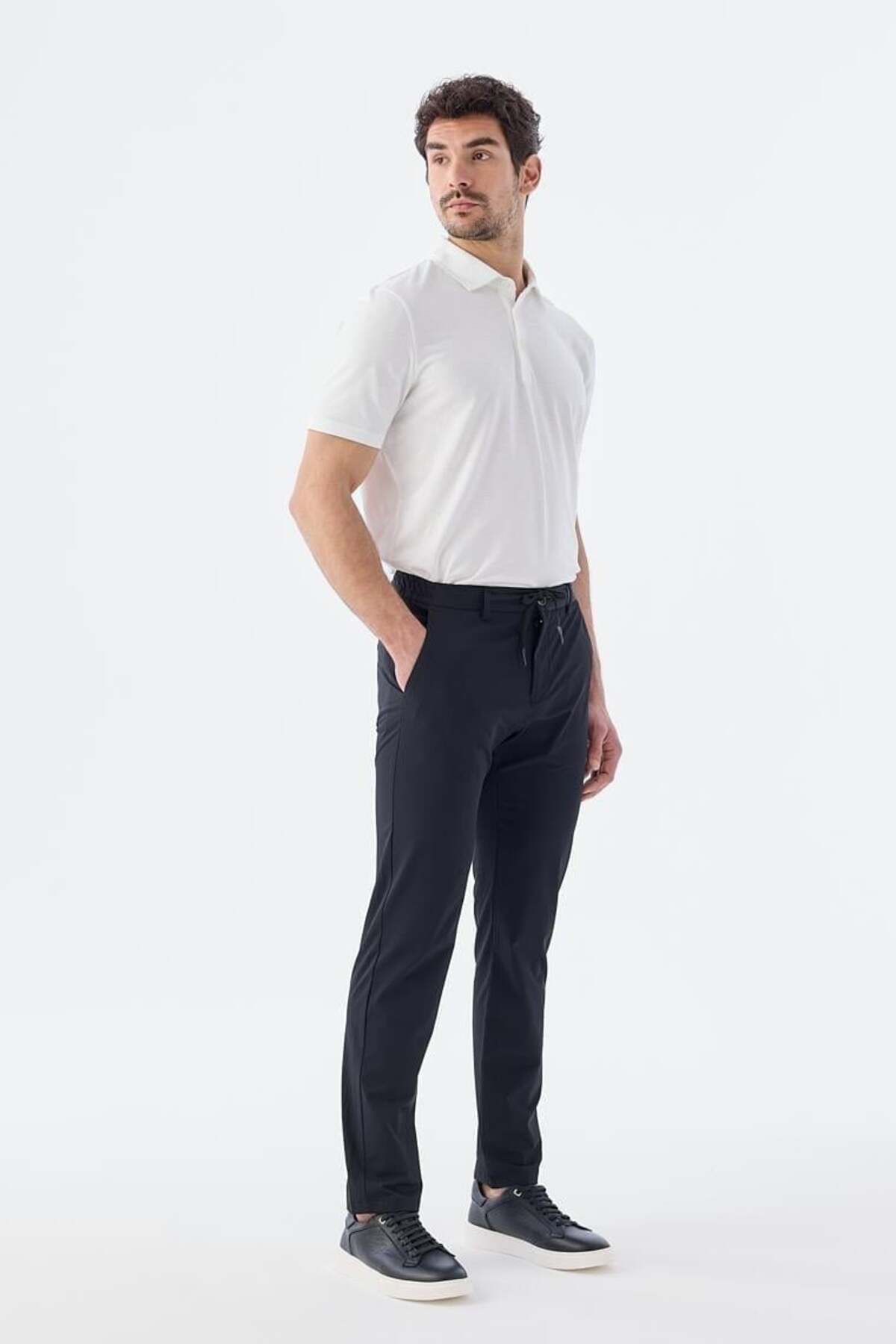 جاکامن شلوار اسپرت الاستیک Comfort Fit مشکی
