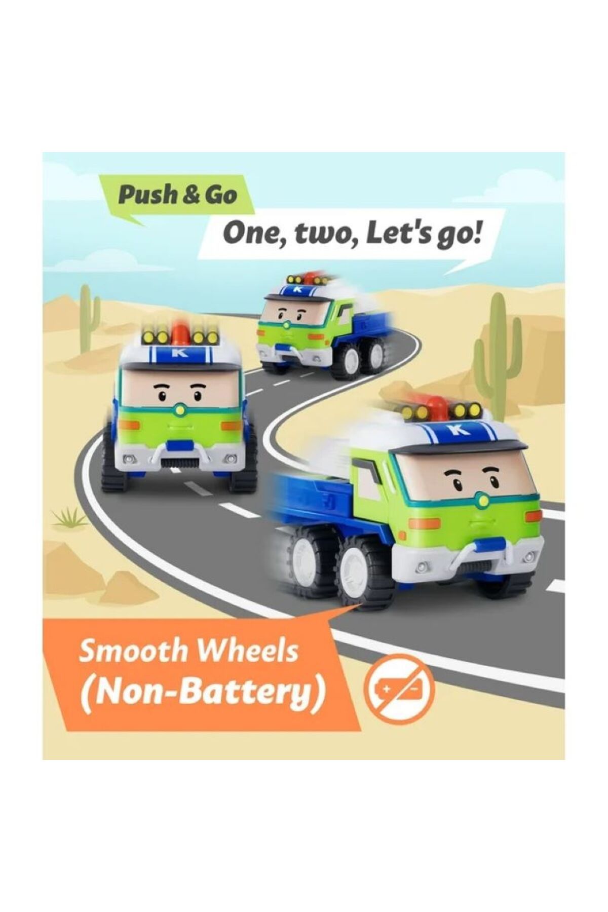 Robocar Poli-Licensed Keaton Transforming Robot Figure Robocar Poli - 10 cm 4