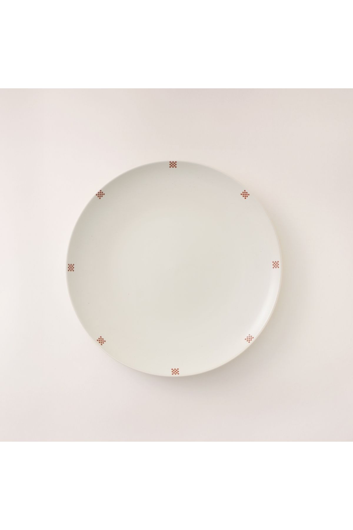 LA MESA-18Pcs Stoneware Dinner Set Naseej Collection, Brown 3