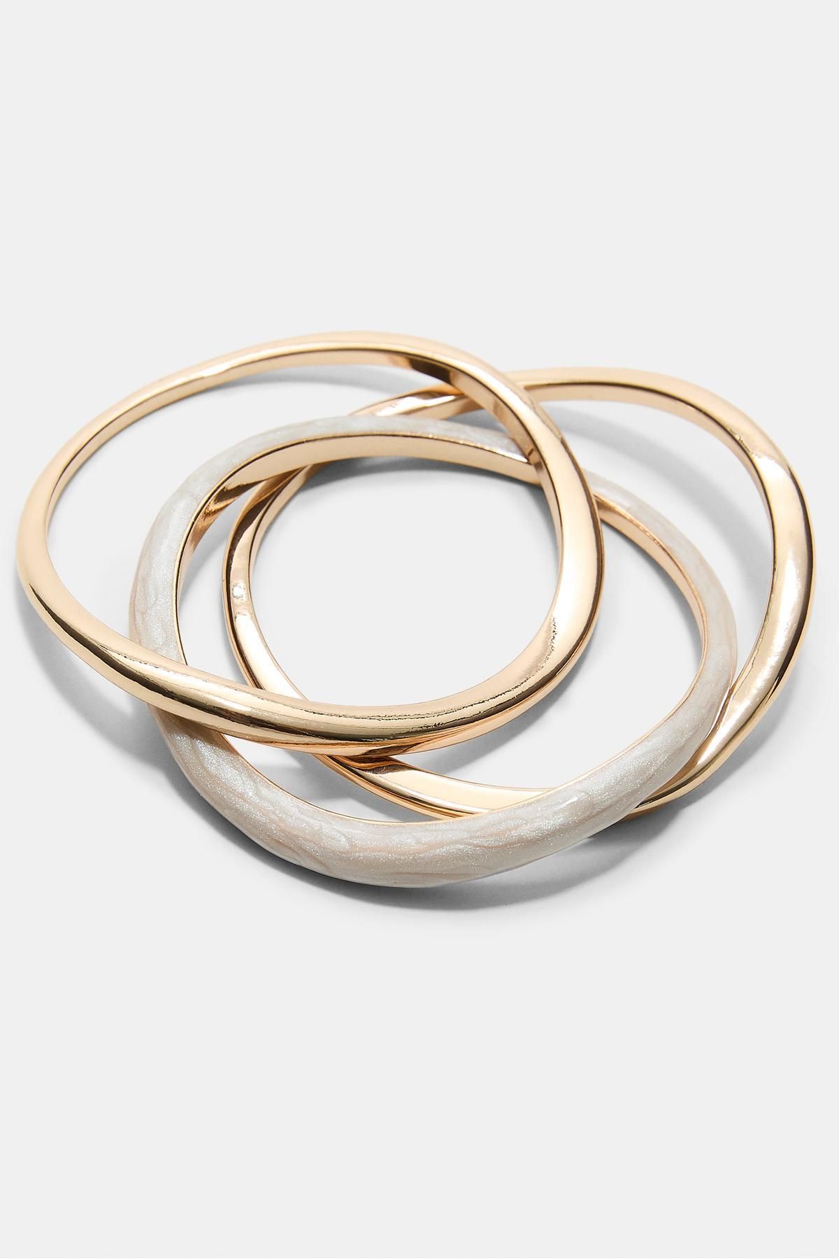 Stradivarius-Set of 3 enamelled rigid bangles 3