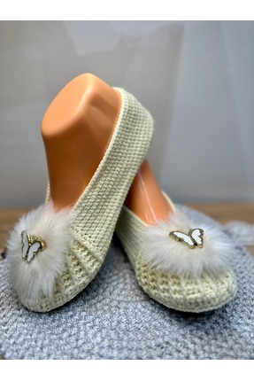 SBD EL ÖRGÜSÜ KEÇE TABANLI PATİK