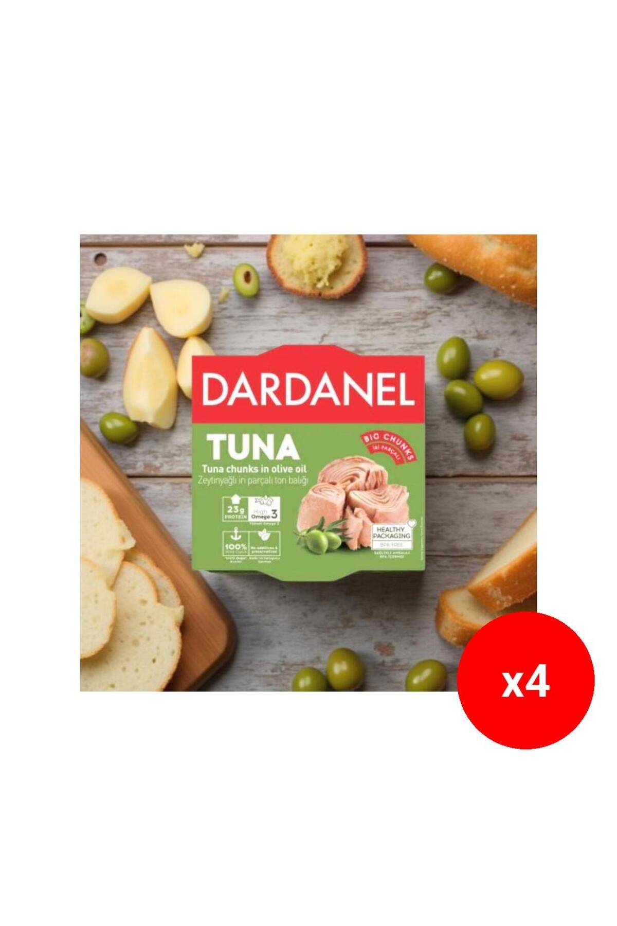 Dardanel Ton În Ulei De Măsline 150g X 4 Bucăți - One Size