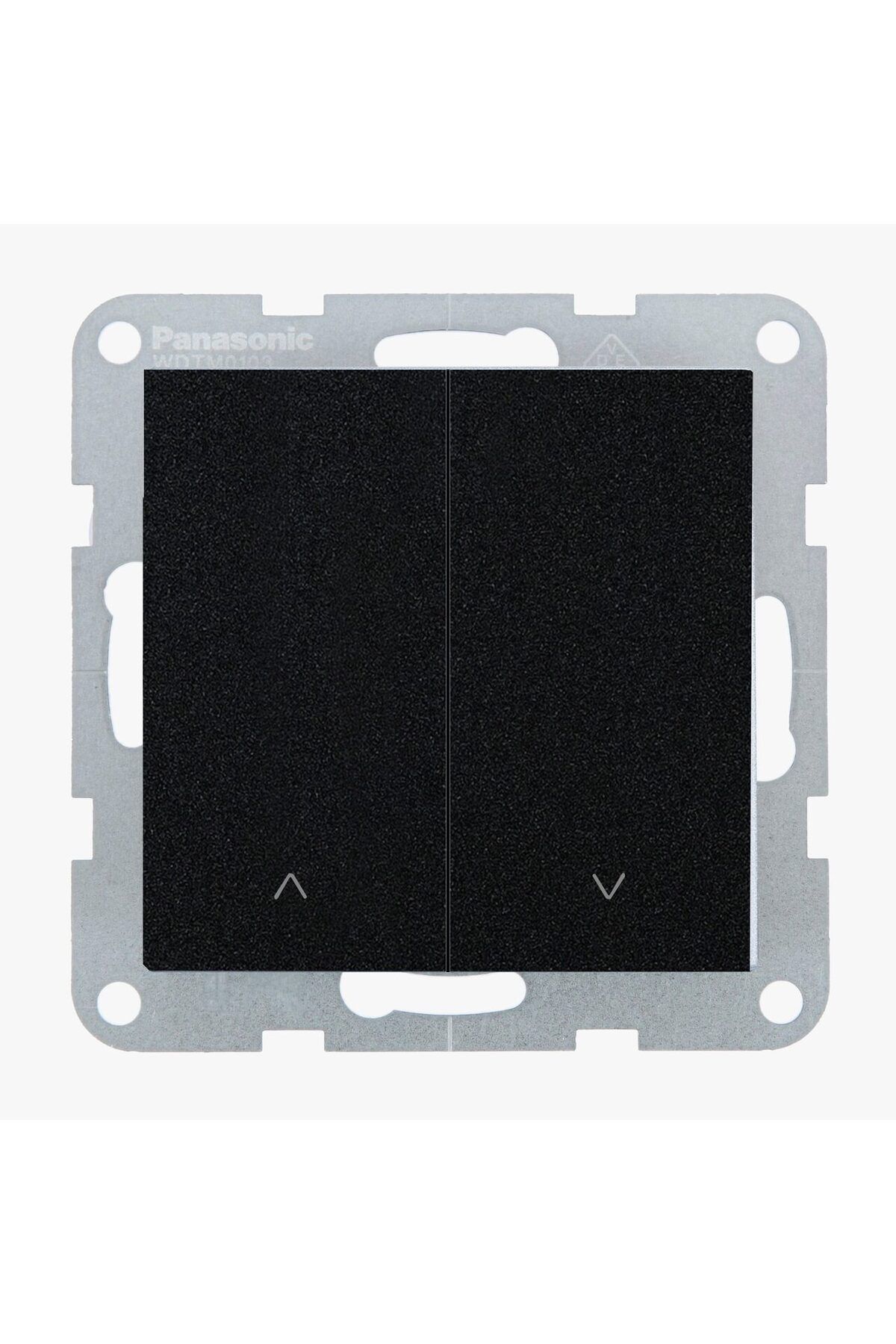 PANASONIC-Mechanism for Roller Shutter Switch with Two Buttons - Karre Plus 55 Black 2