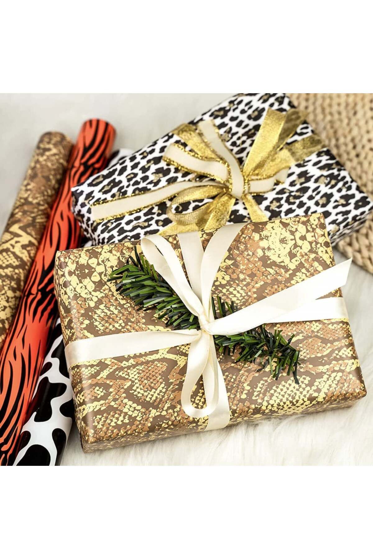 ruspepa-Set of 3 rolls of wrapping paper, multicolor, 76 x 305 cm 4
