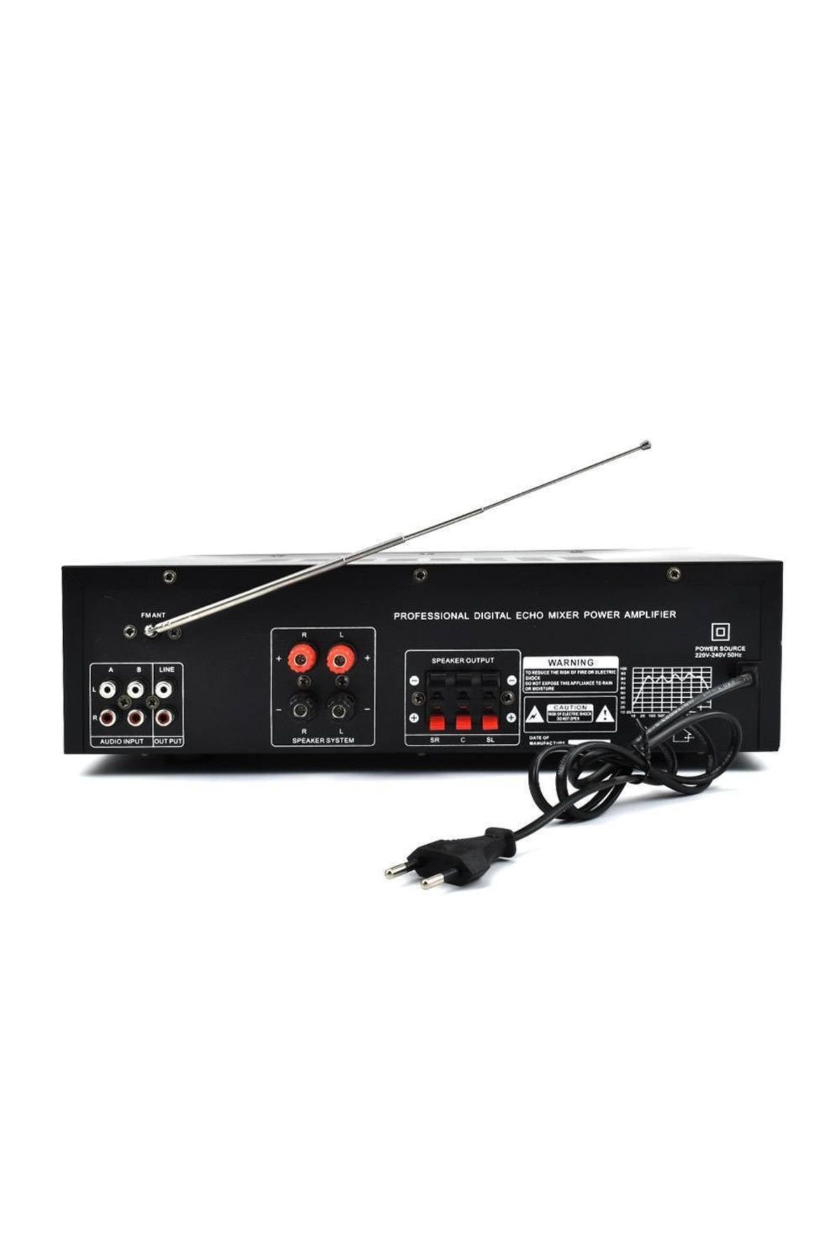 divendi-ro-Sound amplifier GF777, 300 W, with Bluetooth, remote control and Karaoke function, black 3