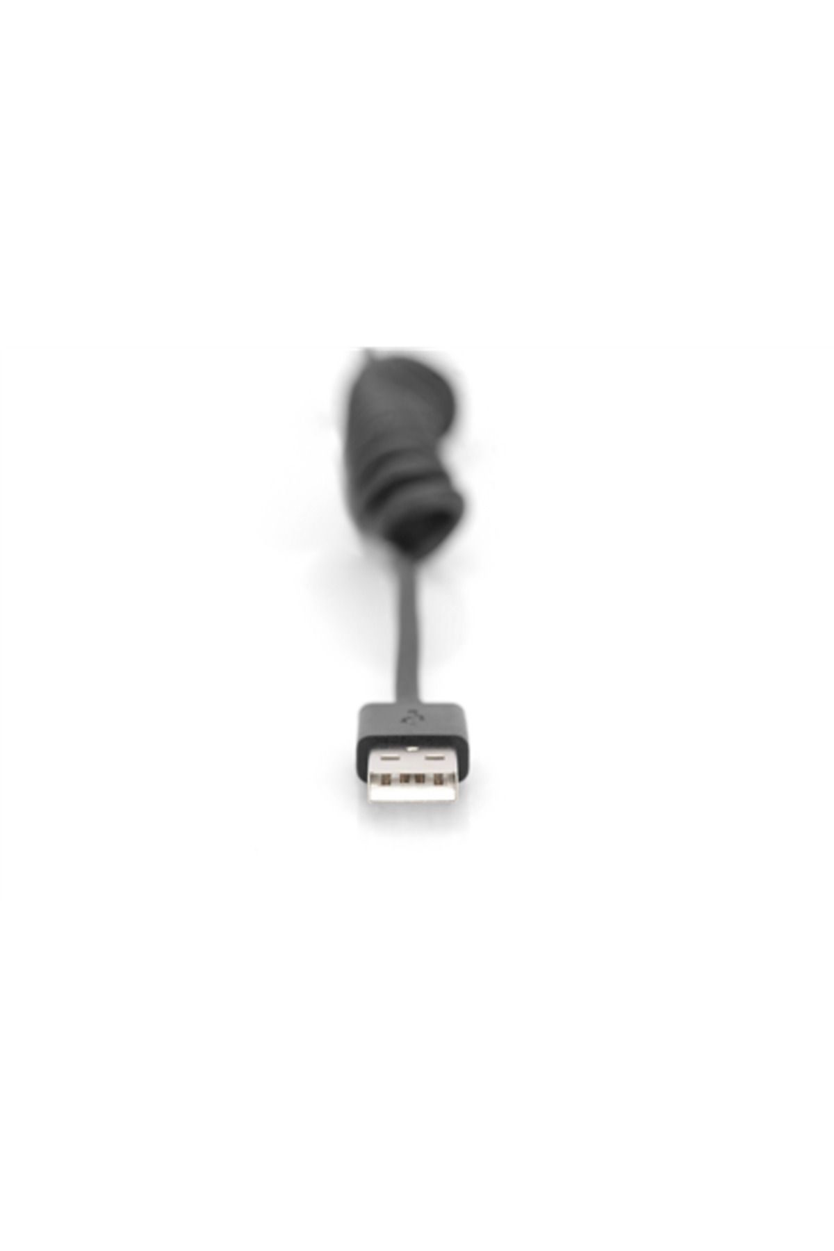 Digitus-Cablu Spiral USB-C la USB-A Digitus, 1m, Negru 4