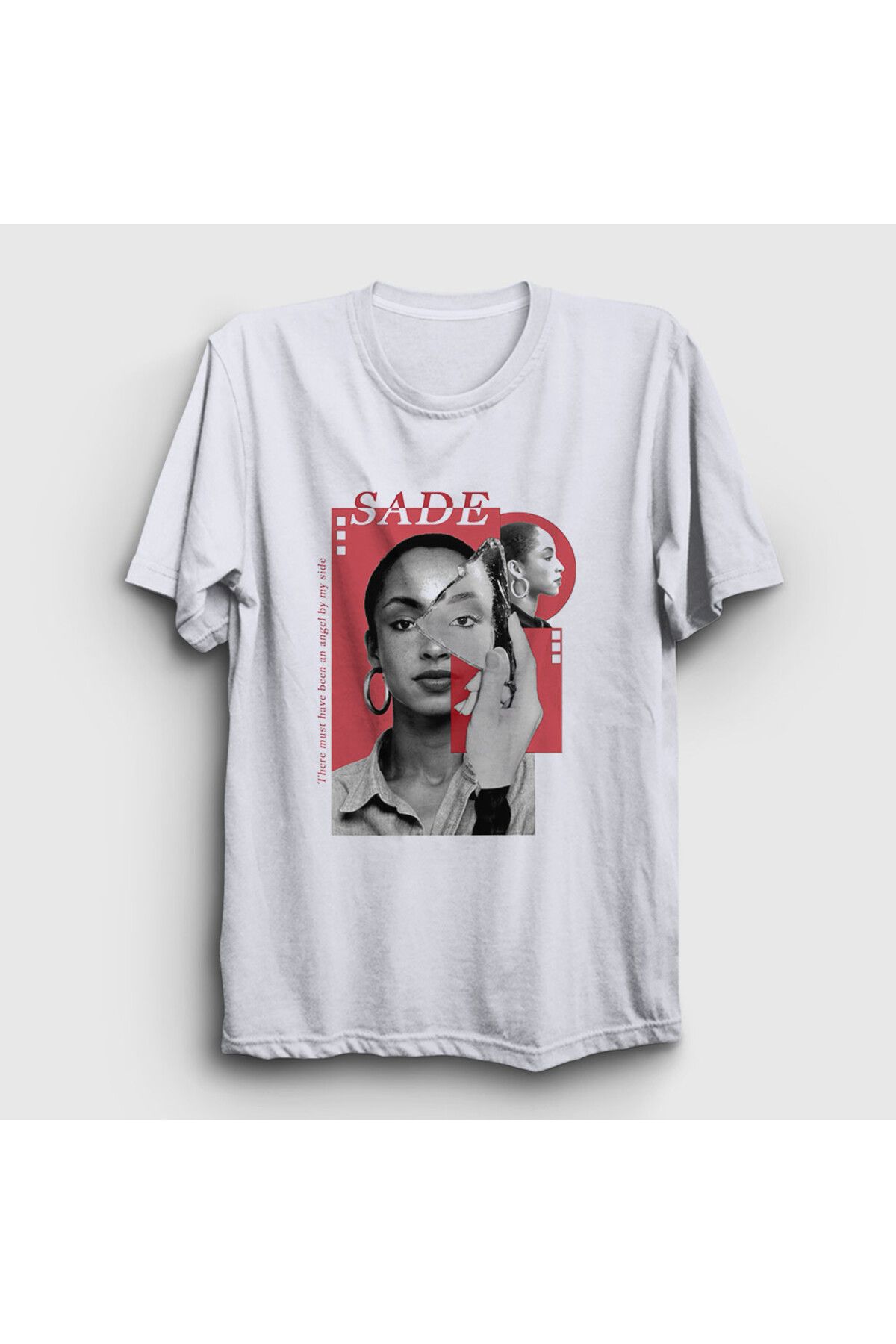 Presmono-Unisex Λευκή Angel Music Απλό T-Shirt 552746tt 1