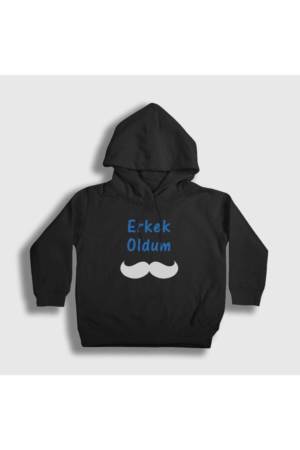 Presmono-Unisex Kids Black I Became a Boy Circumcision Hooded Sweatshirt 553570Tt 1