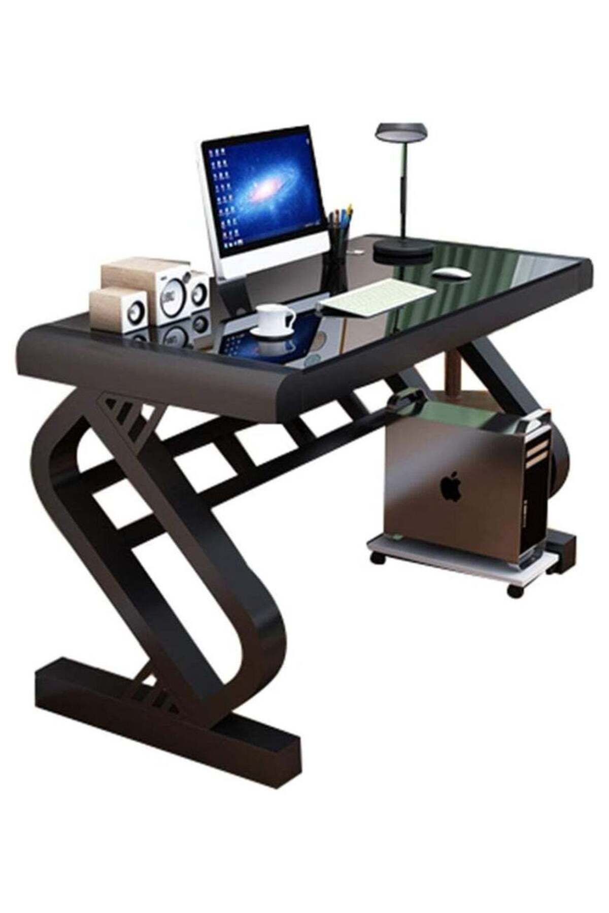 AGD-Modern Design Computer Study and Writing Table for Home and Office 100×60×75cm 1