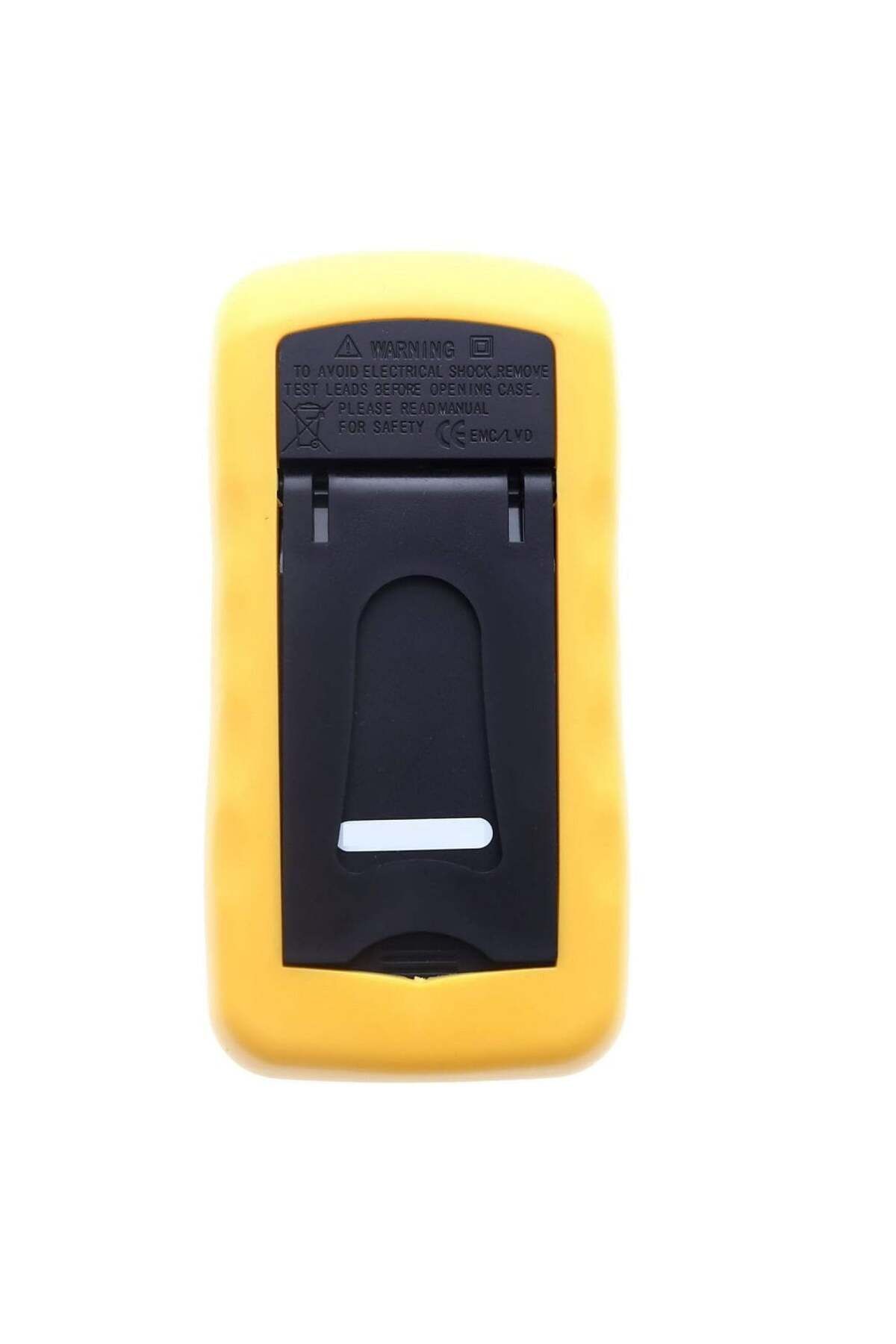 divendi-ro-DT-830L AC/DC Digital Multimeter, AC/DC, with LCD display, black with yellow 4